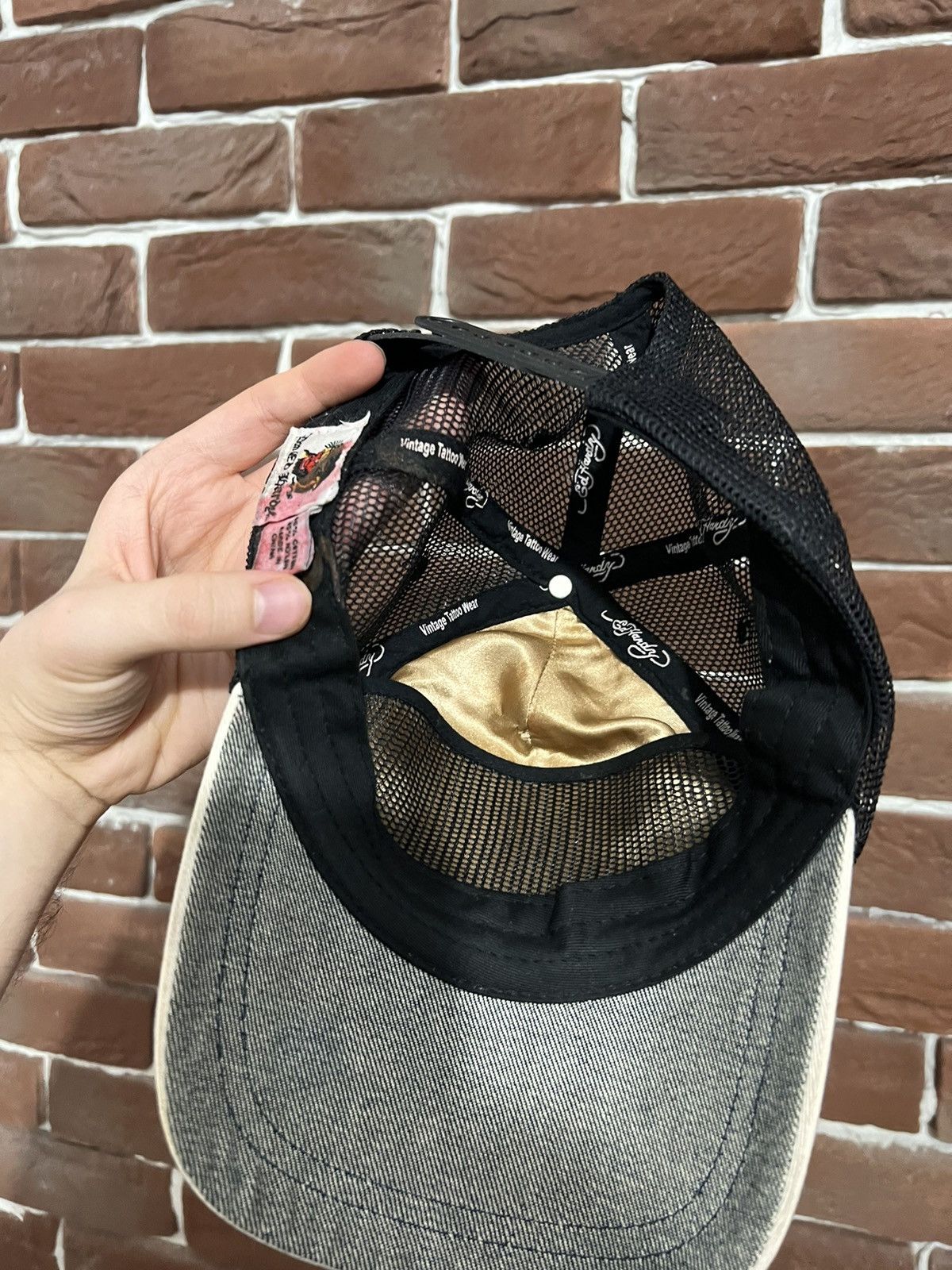 Christian Audigier Rare Vintage Ed Hardy Bulldog Panther Hat Cap Y2K Drip Hype Size ONE SIZE - 8 Thumbnail