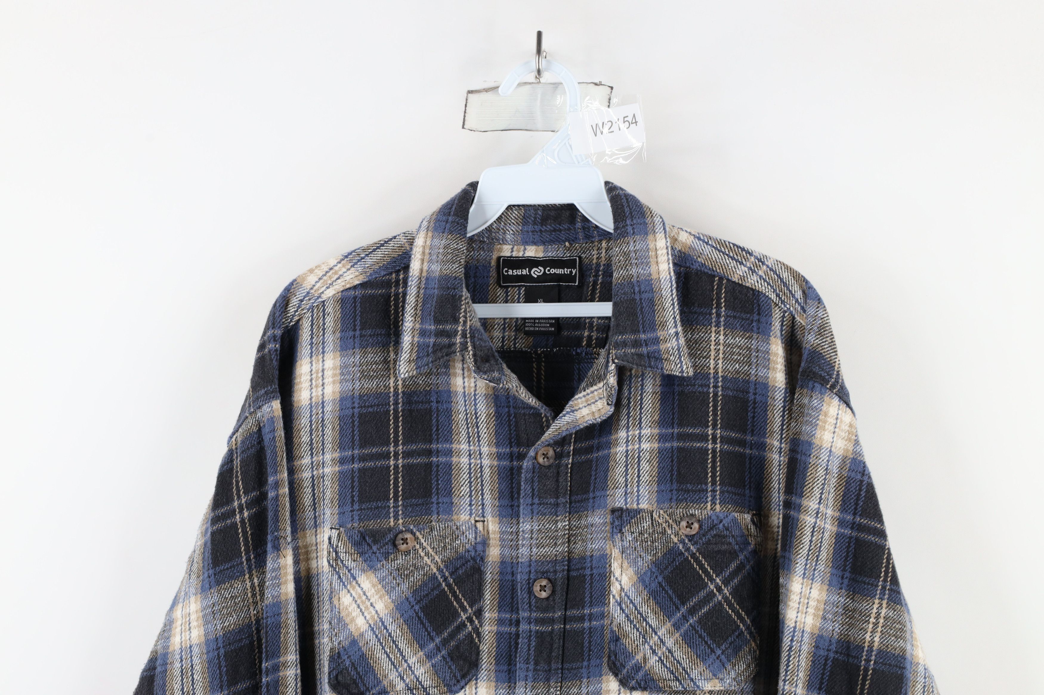 Vintage Vintage 90s Streetwear Heavyweight Button Shirt Cotton Size US XL / EU 56 / 4 - 2 Thumbnail