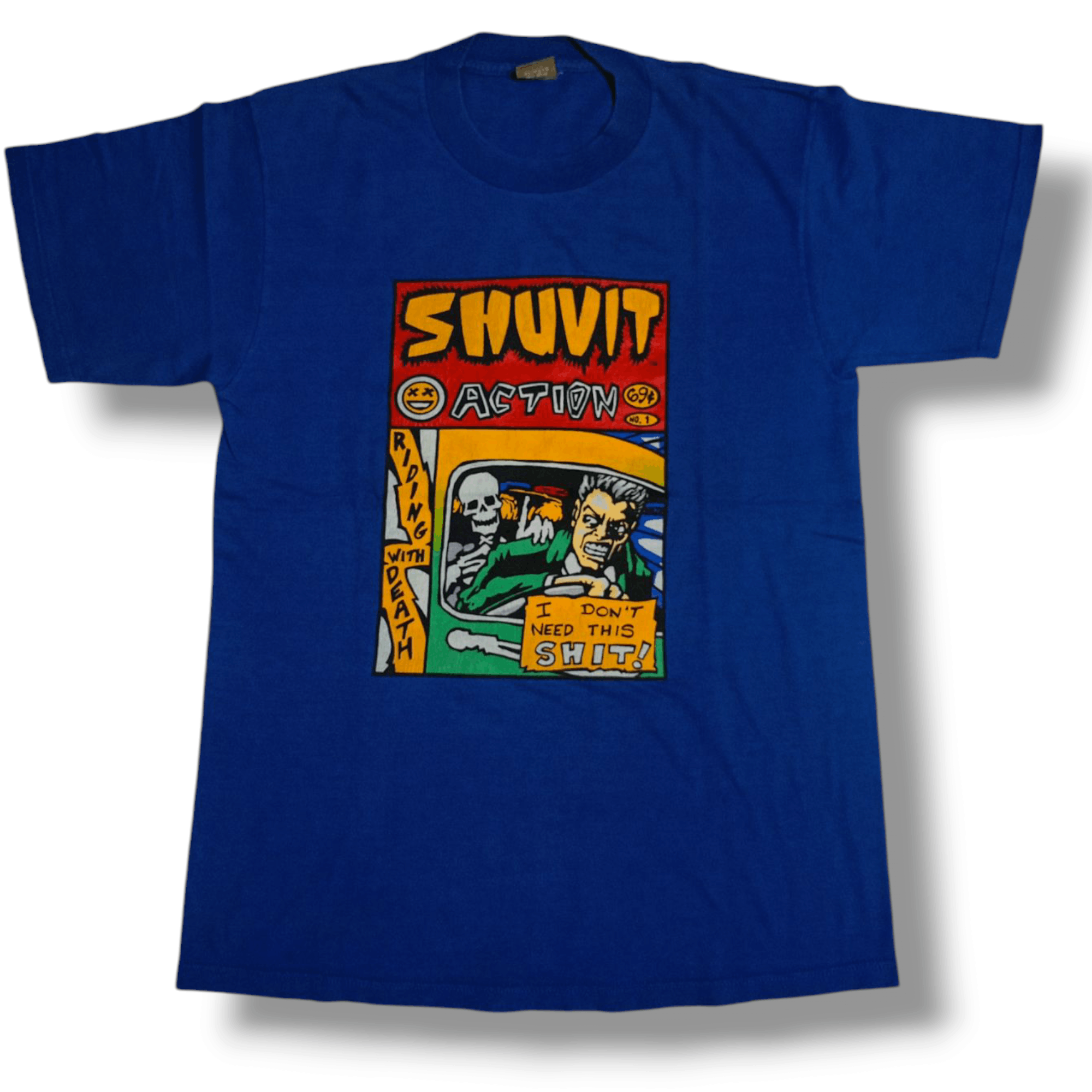 Vintage Vintage rare 90s shuvit skateboard t shirt Size US M / EU 48-50 / 2 - 1 Thumbnail