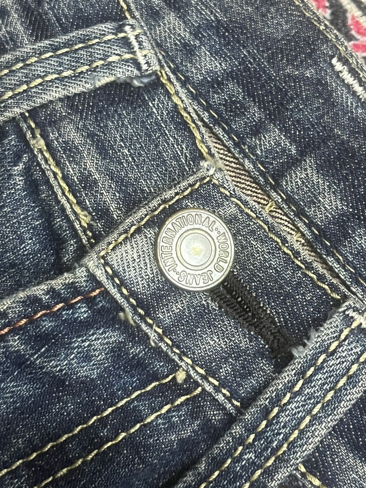 Japanese Brand Vintage Japanese Brand Bobson Cheesking Blue Faded Jeans Size US 29 - 5 Thumbnail