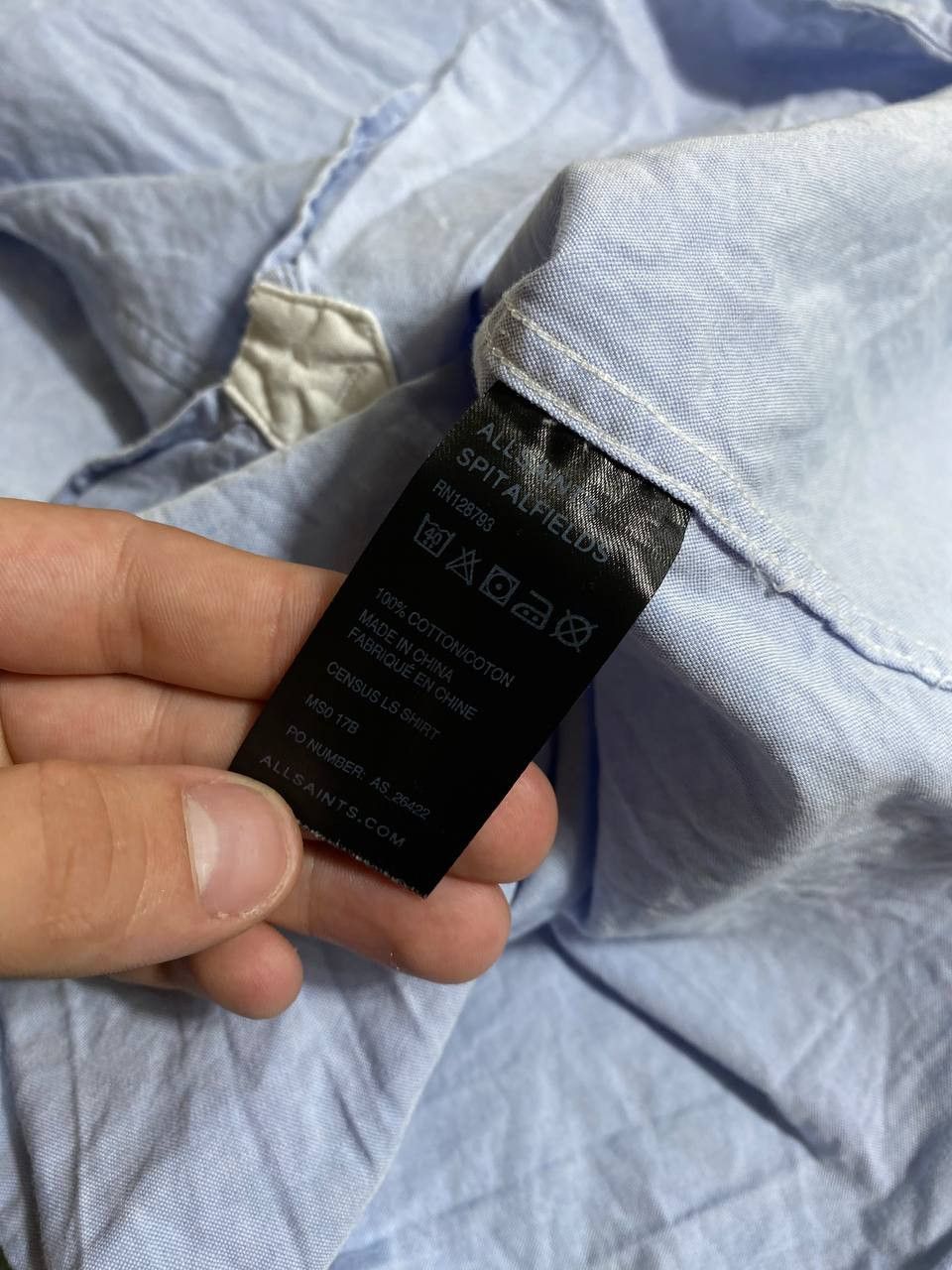 Allsaints Allsaints Long Sleeve Shirt Streetwear Y2k Style Size M Size US M / EU 48-50 / 2 - 4 Thumbnail