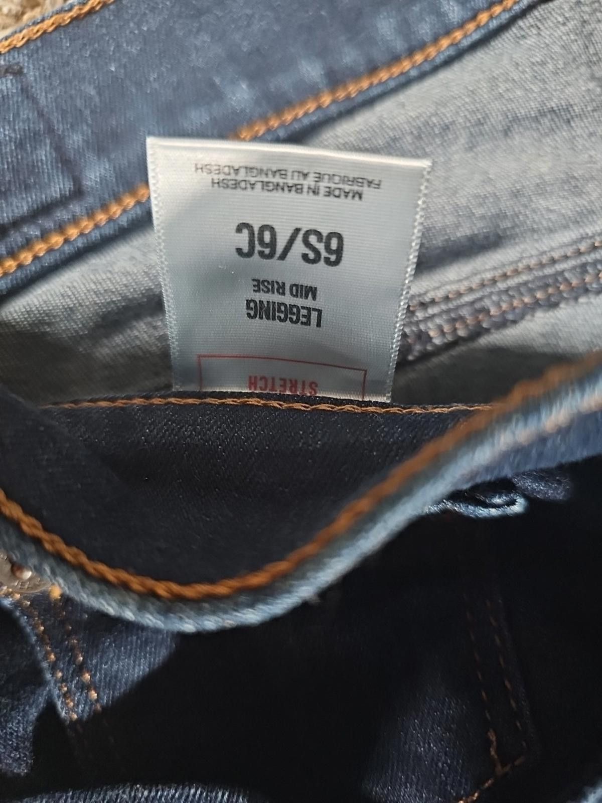 Express Express Stretch Legging Mid Rise 6S 6C Jeans Size 28" / US 6 / IT 42 - 3 Thumbnail
