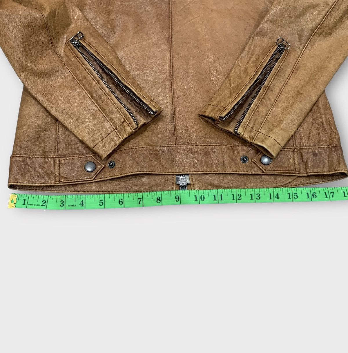 Journal Standard JOURNAL STANDARD JAPAN SHEEPSKIN LEATHER BIKER JACKET Size US S / EU 44-46 / 1 - 9 Thumbnail