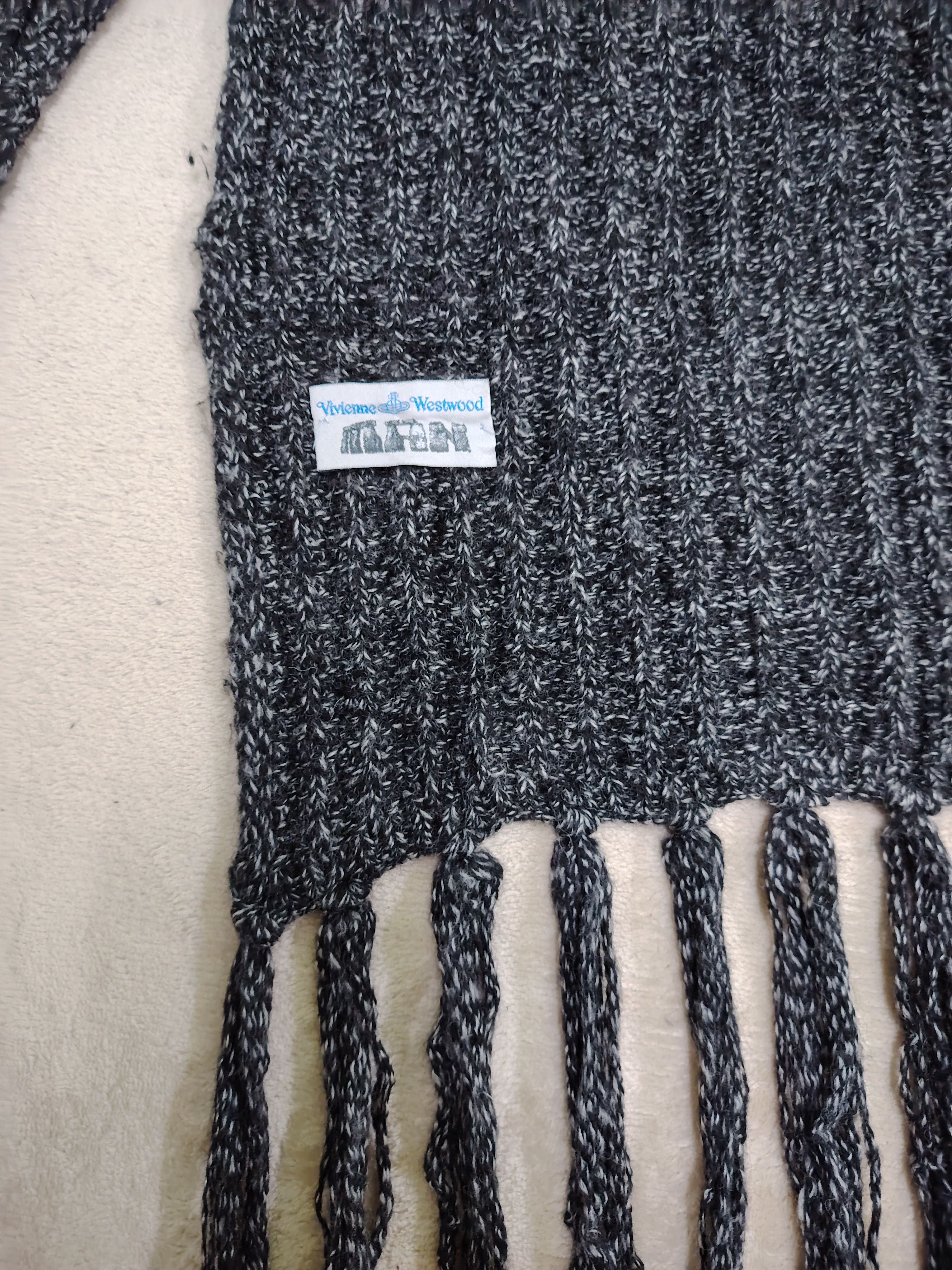 Vivienne Westwood Vivienne Westwood Knit Cashmere Scarf / Muffler / Neckwear Size ONE SIZE - 6 Thumbnail