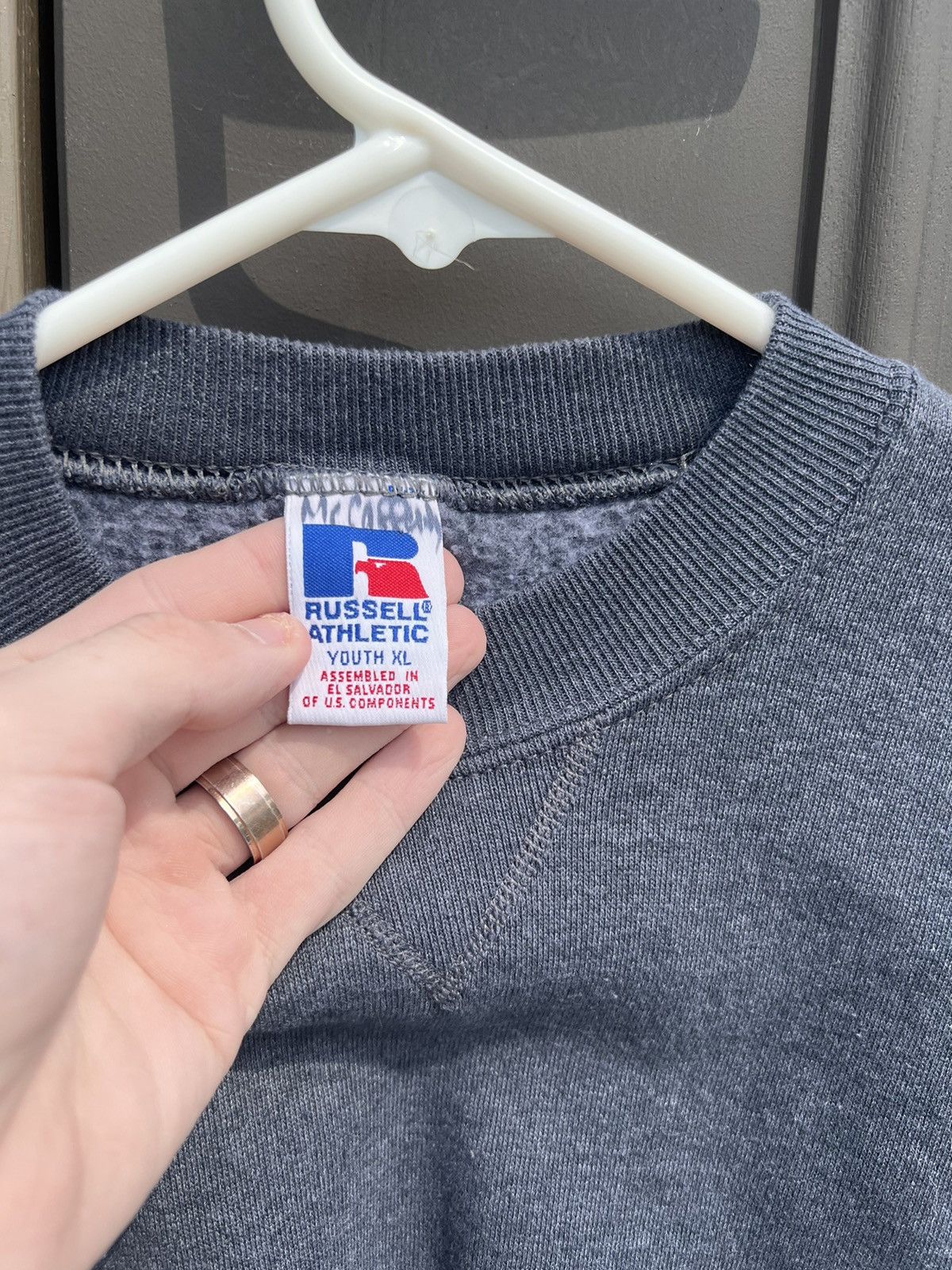 Russell Athletic × Vintage Crazy Vintage 90s Russell Crewneck Blank Size US S / EU 44-46 / 1 - 2 Thumbnail