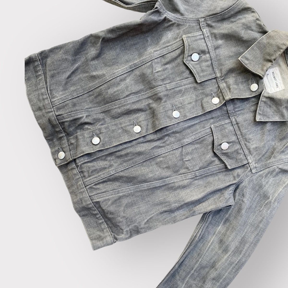 Helmut Lang Helmut Lang Archive Grey Raw Denim Size M / US 6-8 / IT 42-44 - 3 Thumbnail