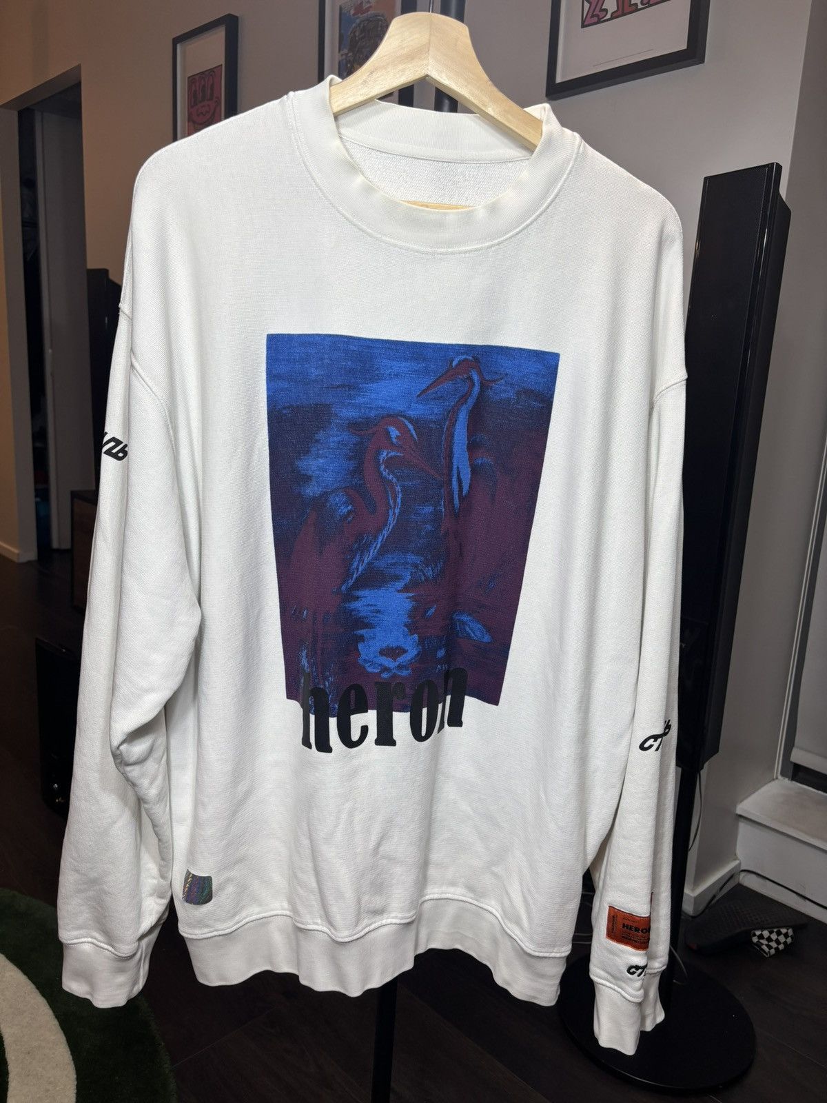 Heron Preston Herron Preston sweatshirt inverted design Size US M / EU 48-50 / 2 - 1 Thumbnail