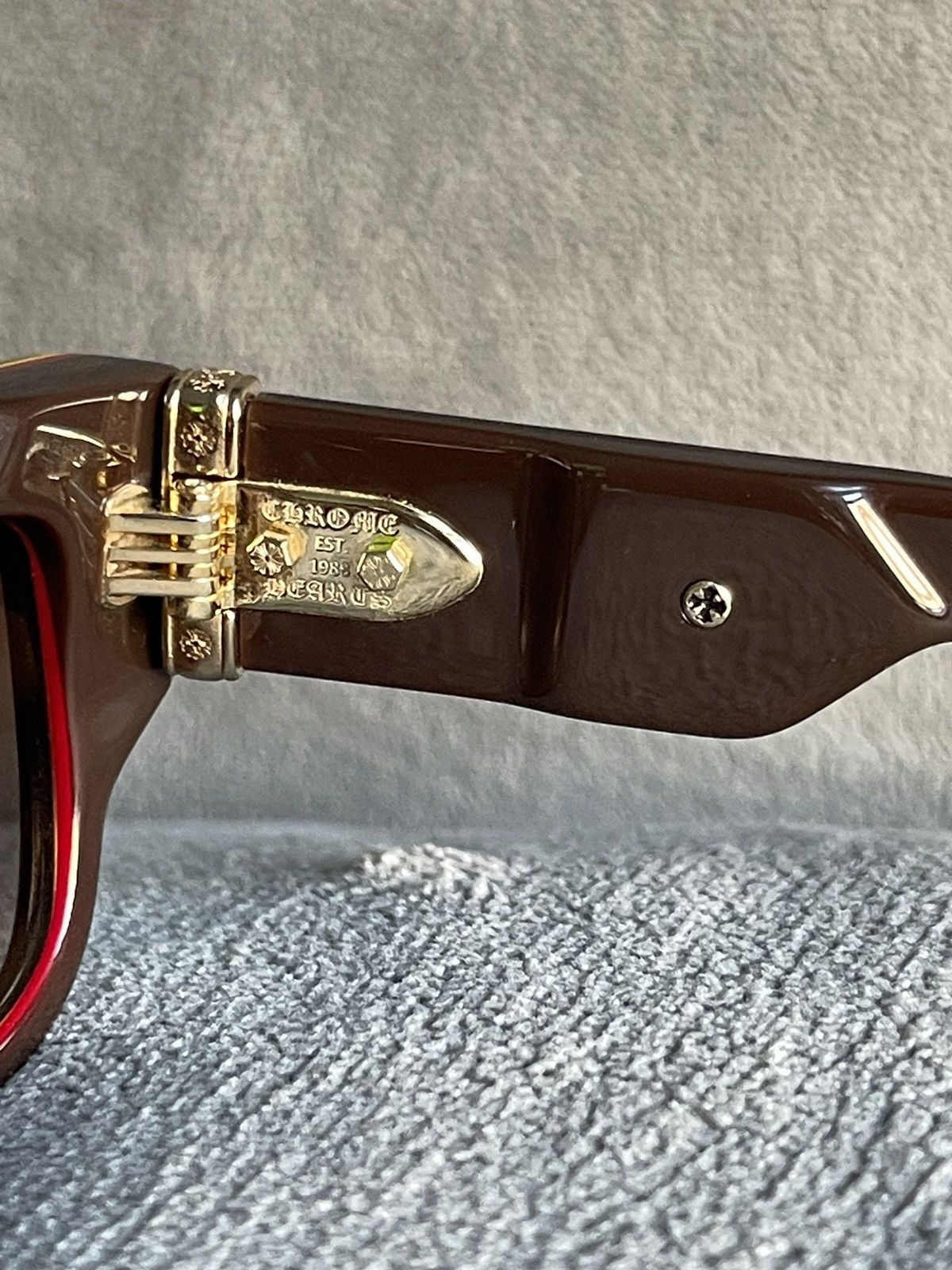 Chrome Hearts Chrome Hearts Sunglasses Brown Size ONE SIZE - 16 Thumbnail