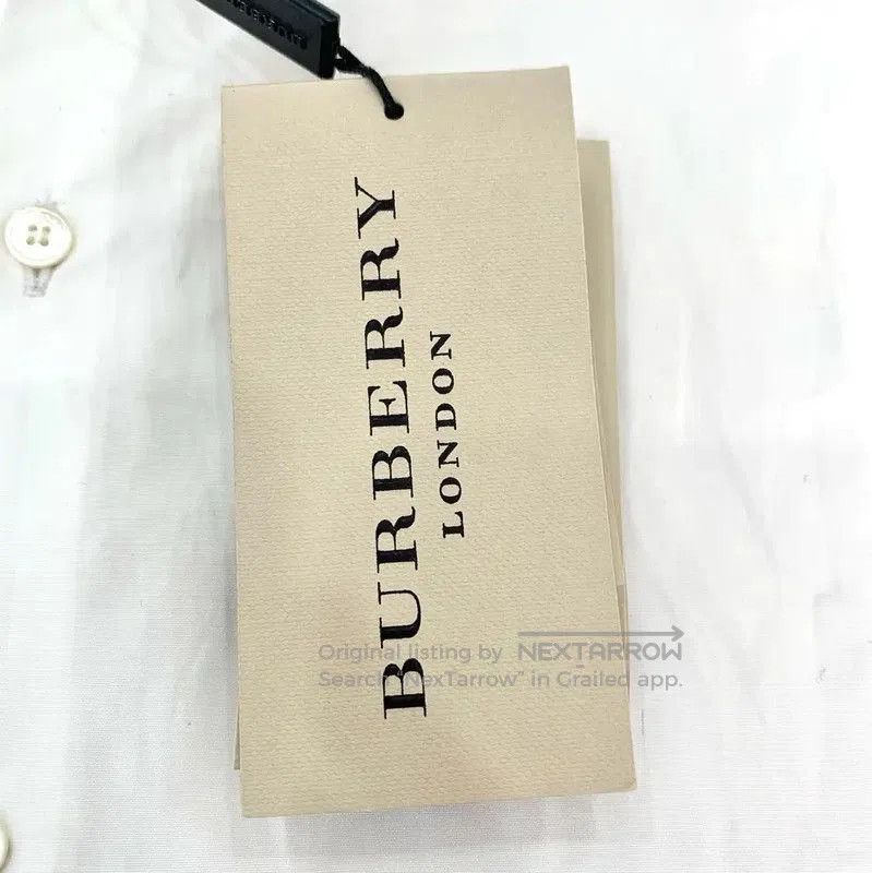 Burberry Burberry White Cotton Long Sleeve Shirt. Size S / US 4 / IT 40 - 8 Thumbnail
