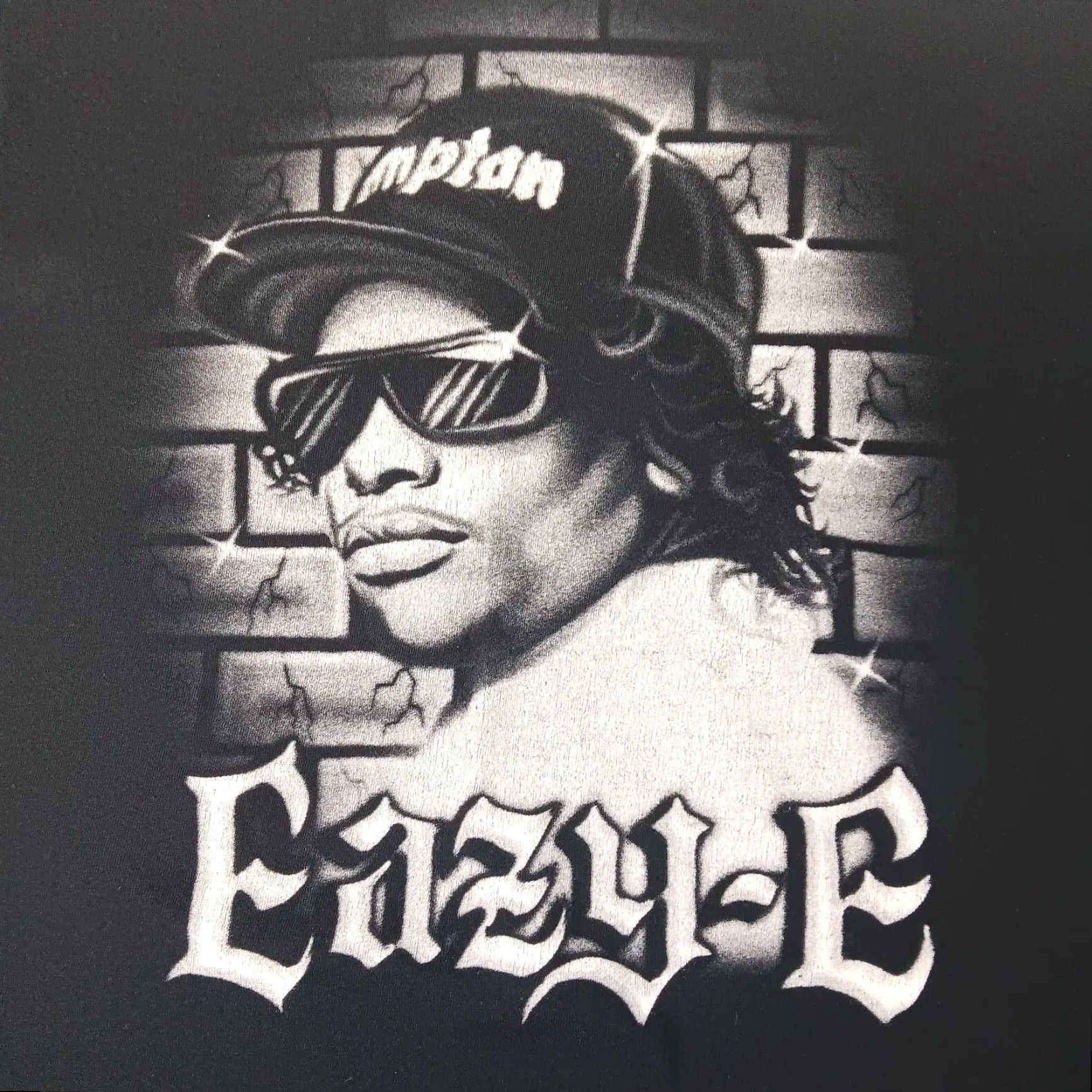 Vintage VINTAGE Eazy E Shirt L Airbrush Look Graphic NWA Compton Rap Music Spencers Black Size US L / EU 52-54 / 3 - 2 Thumbnail