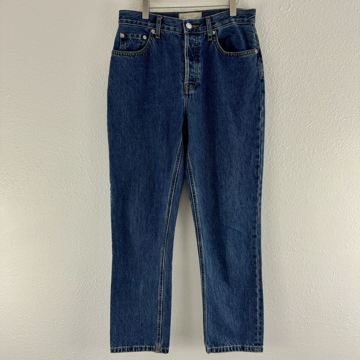 Everlane EVERLANE High Waisted Button Fly The 90s Cheeky Cropped Jean Size 26" / US 2 / IT 38 - 4 Thumbnail