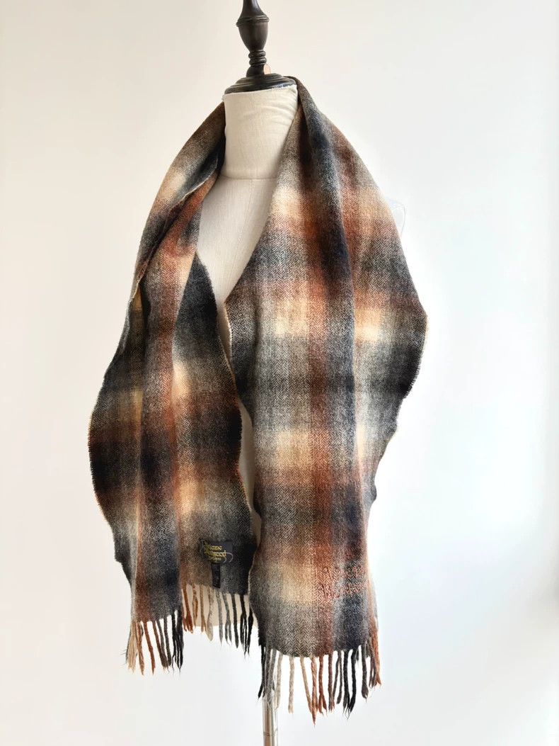 Vivienne Westwood Vivienne Westwood Striped sunset embroidered scarf Size ONE SIZE - 3 Thumbnail