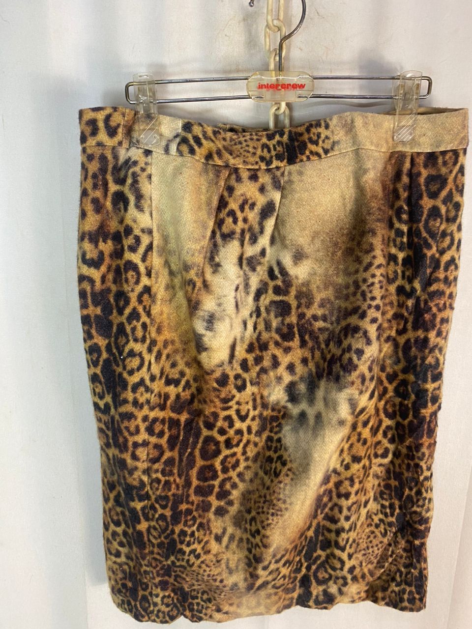 Designer × Japanese Brand Leopard skirt by georges rech Size 32" / US 10 / IT 46 - 3 Thumbnail