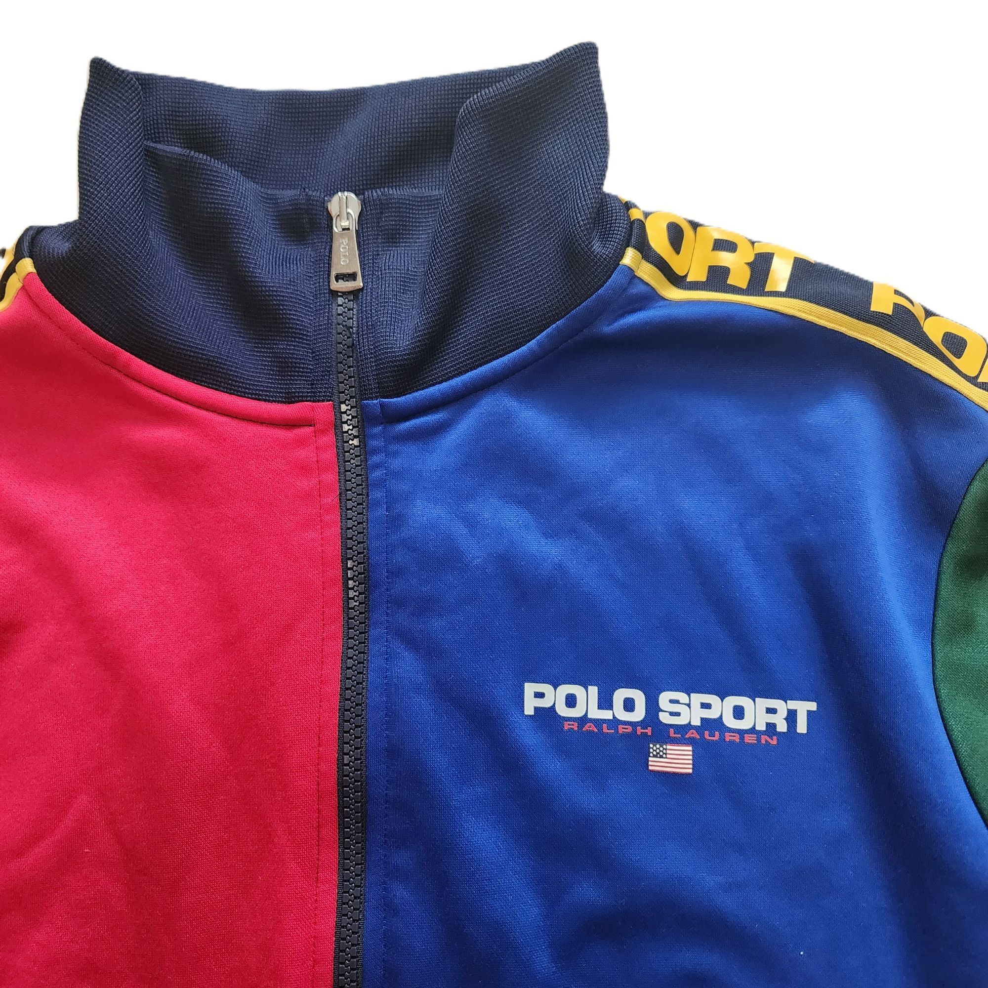 Polo Ralph Lauren Polo Sport Ralph Lauren Color block Track Jacket Size US M / EU 48-50 / 2 - 7 Thumbnail