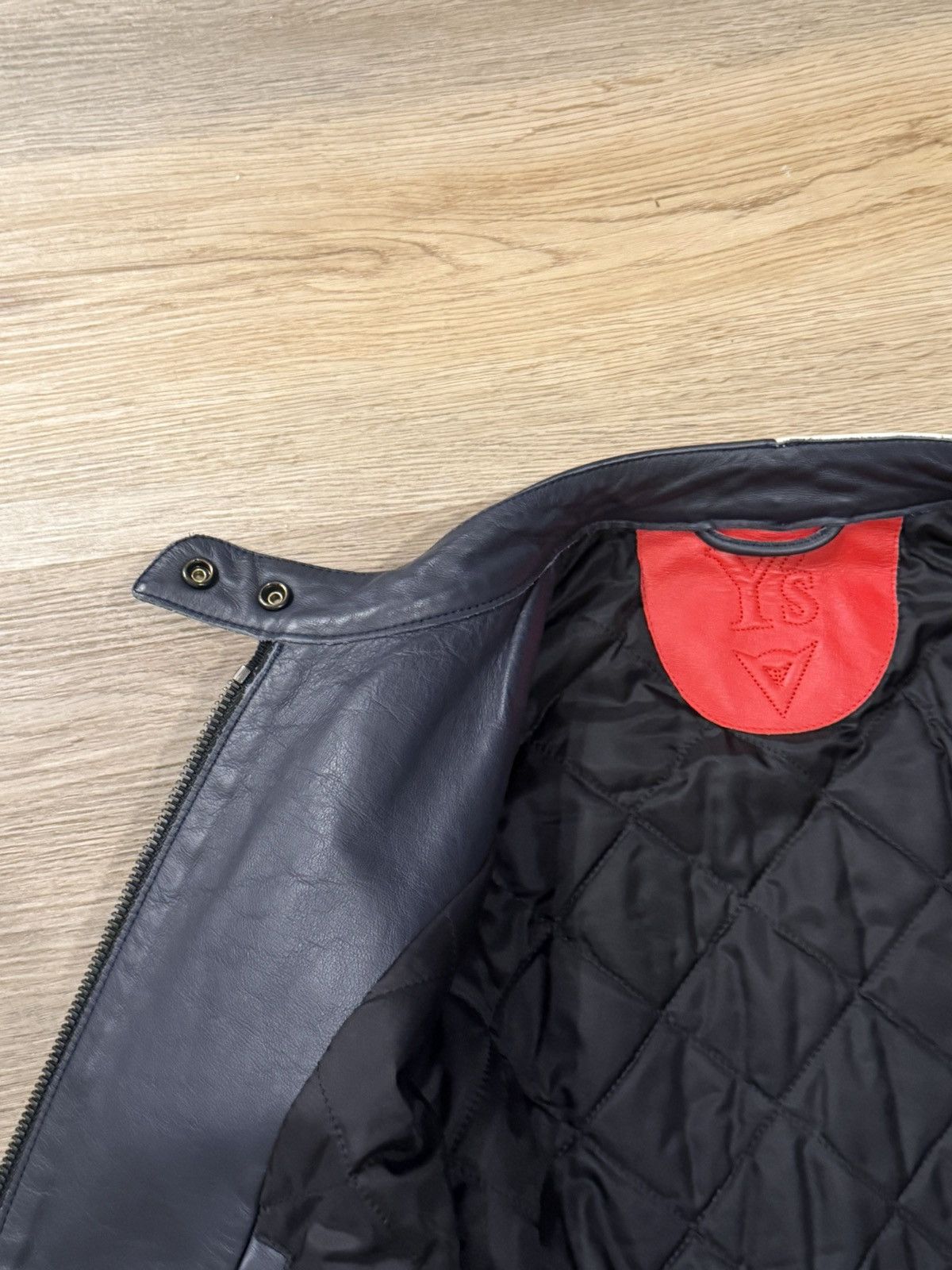 Yohji Yamamoto AW04 Y’s x Dianese Metro Moto Split Leather Racer Jckt Size US XXS / EU 40 - 11 Thumbnail