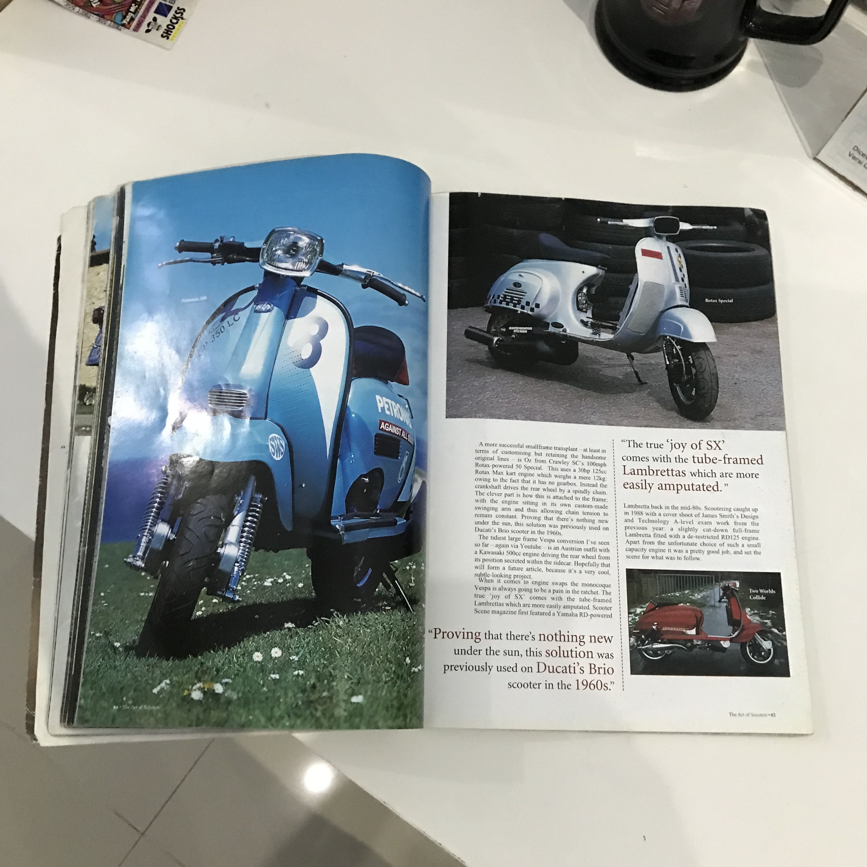 POP MAGAZINE Scootering magazine The Scootervespa lambretta Book magazine Size ONE SIZE - 7 Thumbnail