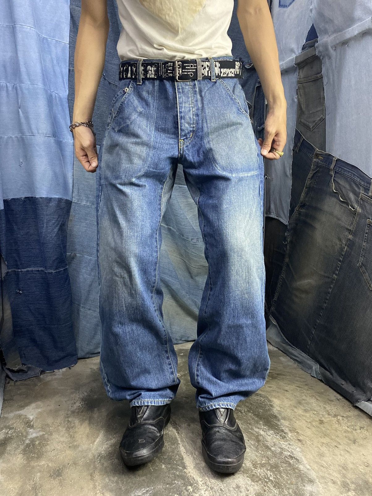 vintage cabane de zucca balloon jeans pant 31x30