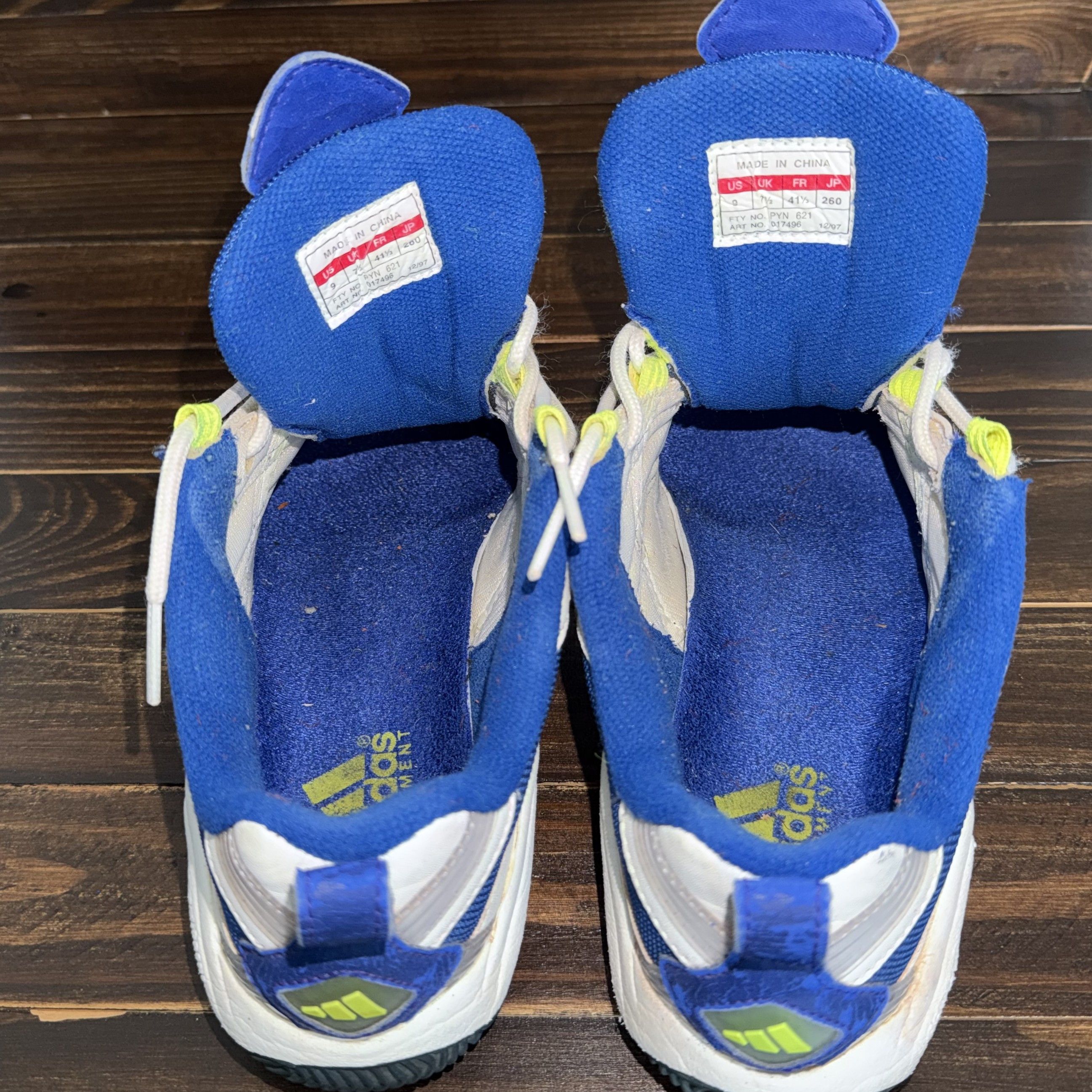 Adidas Vintage 1997 ADIDAS Equipment Crazy FEET YOU WEAR PRECISION Size US 9 / EU 42 - 12 Thumbnail