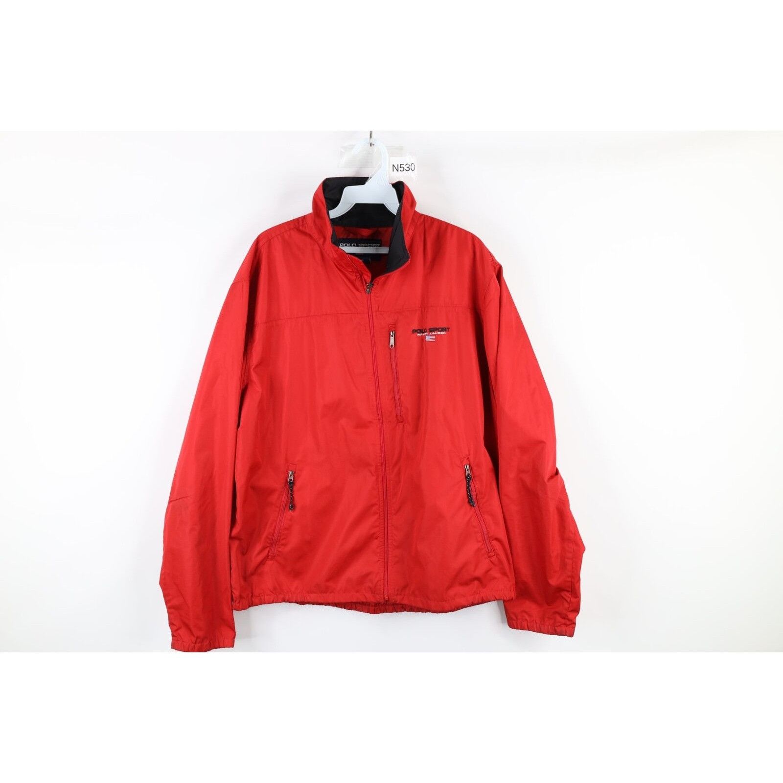 Ralph Lauren × Vintage Vintage 90s Polo Sport Ralph Lauren Windbreaker Size US M / EU 48-50 / 2 - 1 Thumbnail