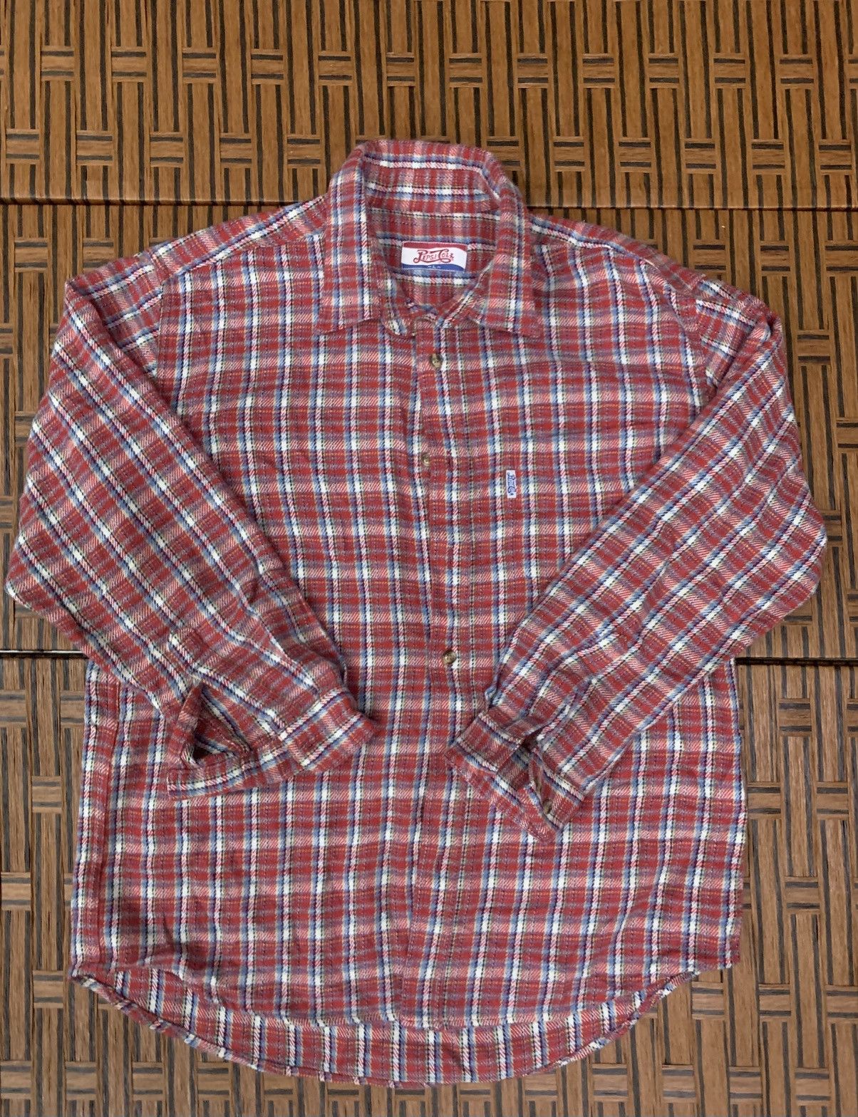 Flannel × Vintage PepsiCola Retro Flannel Size US L / EU 52-54 / 3 - 1 Thumbnail
