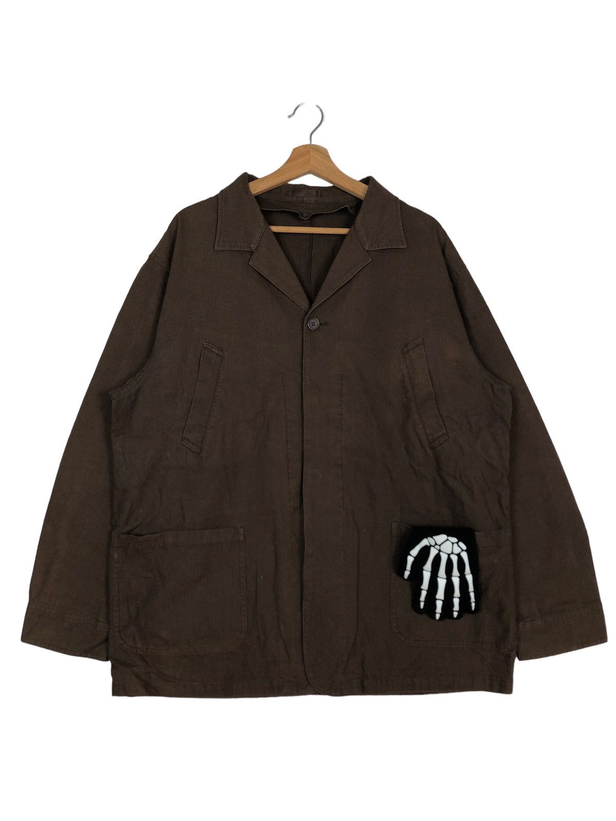 Japanese Brand 🔥90’s Vintage Hikory Chore Jacket Japan Issey Miyake Size US L / EU 52-54 / 3 - 1 Thumbnail