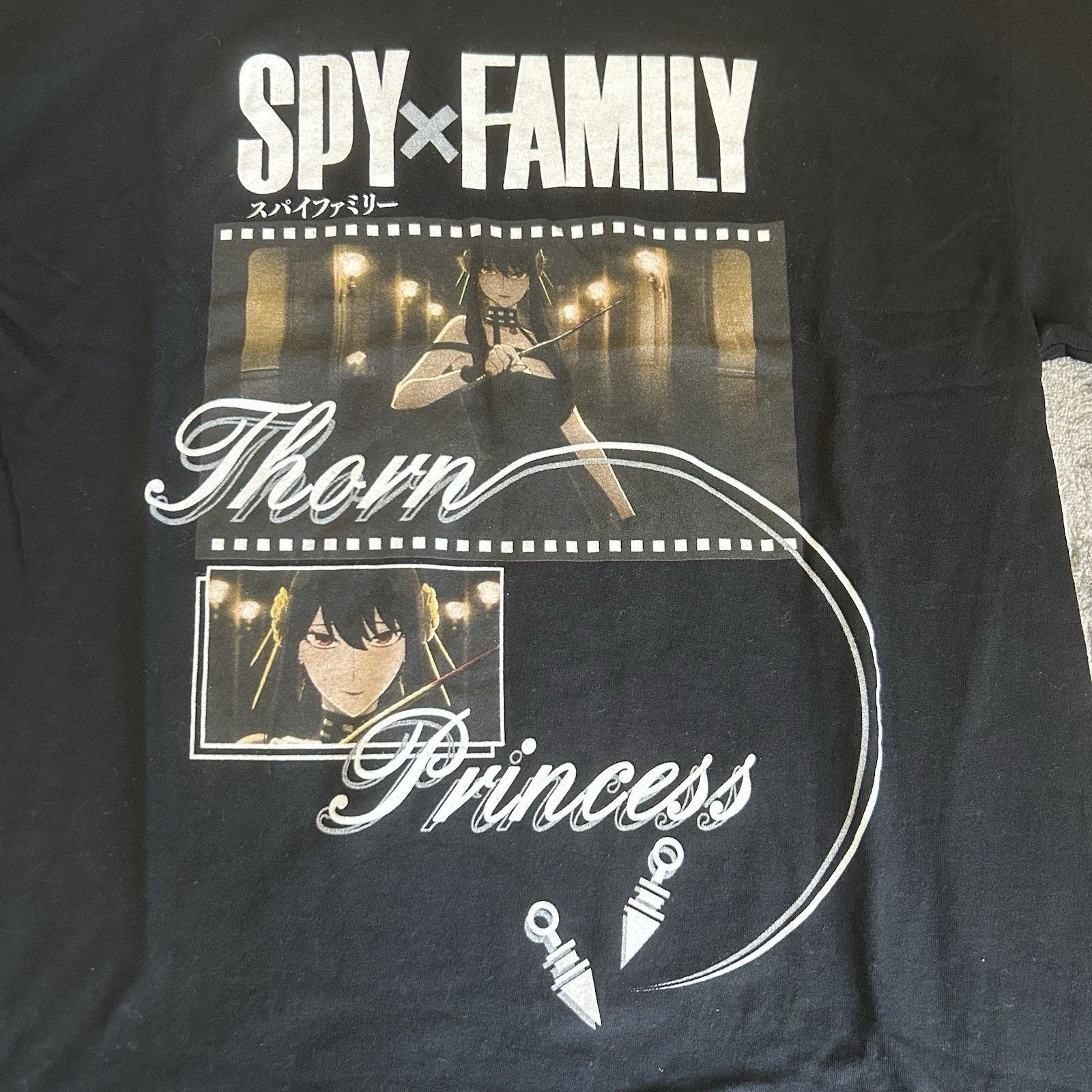 Other SPYxFAMILY Thorn Princess Size Medium Black Graphic Tshirt Size US M / EU 48-50 / 2 - 2 Thumbnail