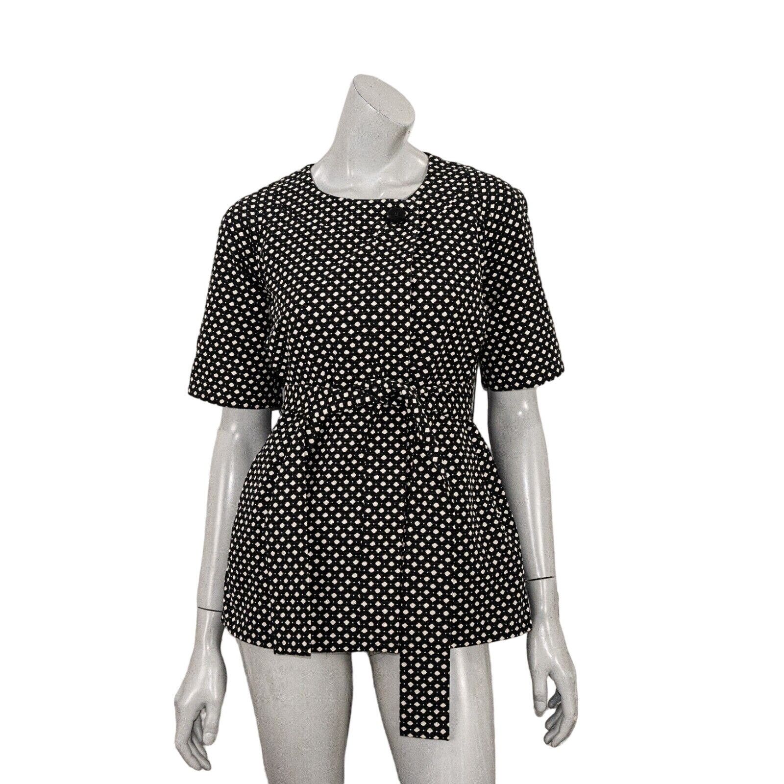 J.Crew J.Crew Collection Belded Jacket in Black with with dot Size XS / US 0-2 / IT 36-38 - 2 Thumbnail