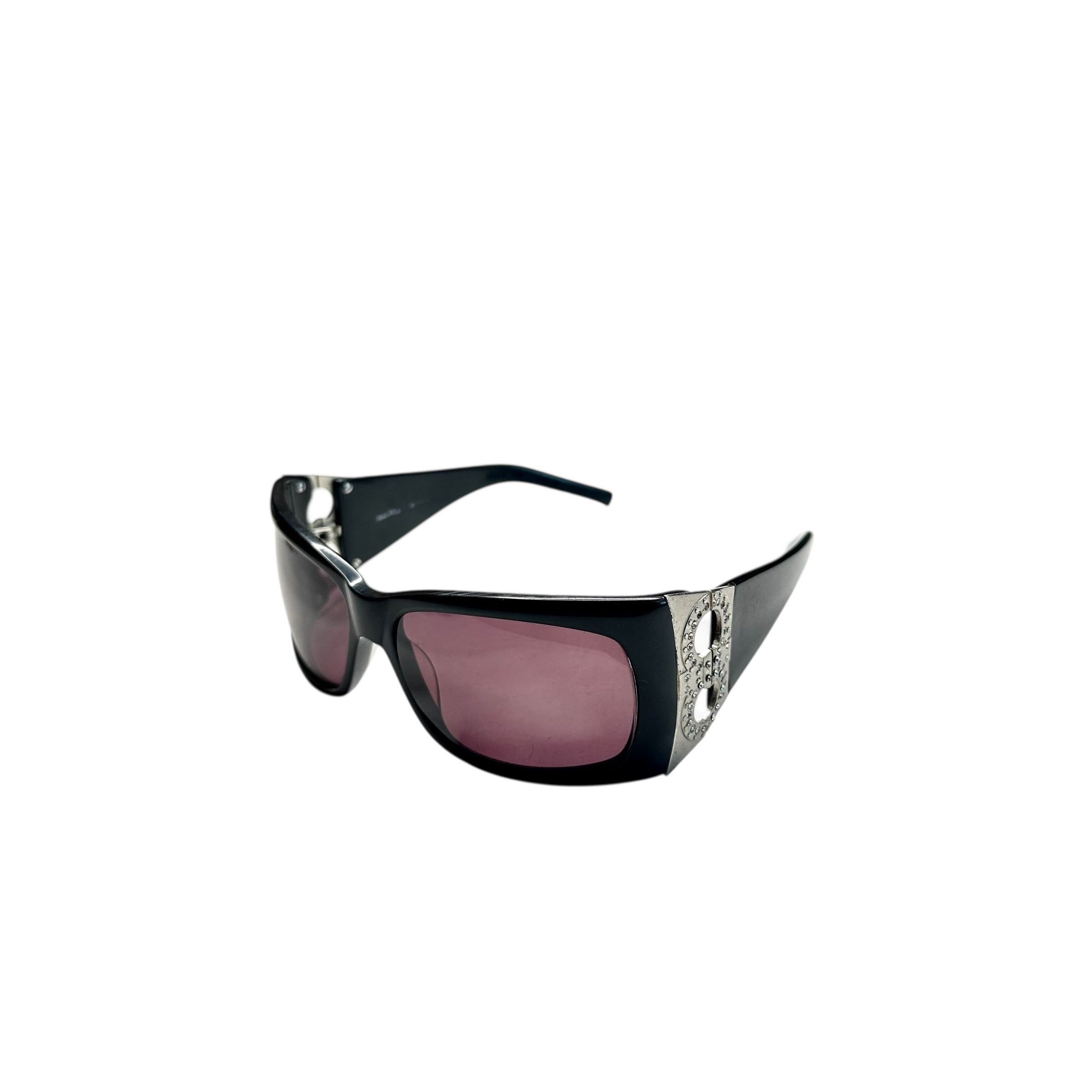 Bvlgari Bvlgari Vintage Swarovski Squared Sunglasses Size ONE SIZE - 1 Thumbnail