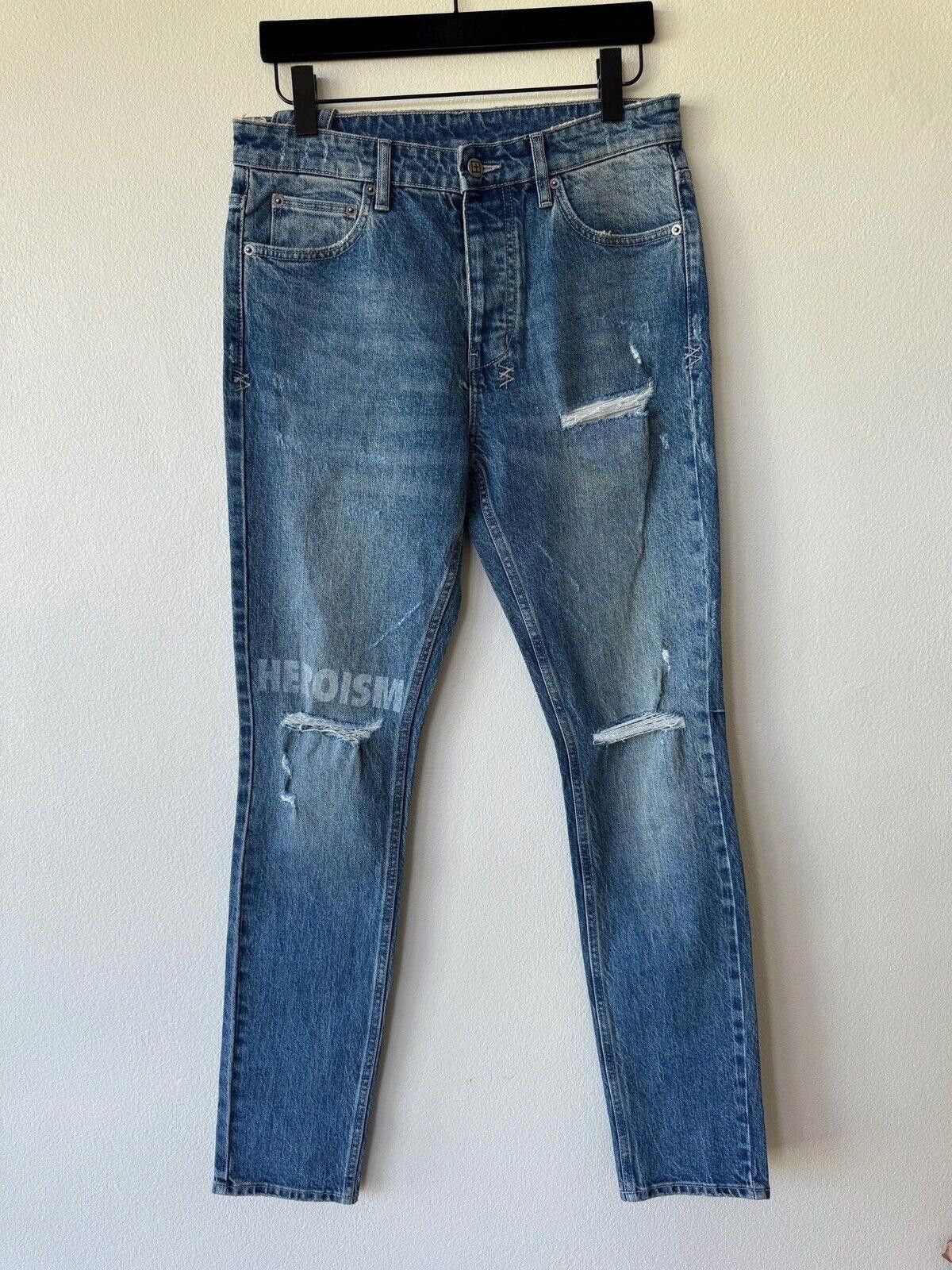 Ksubi new Ksubi mens denim jean chitch 32 blue heroism tour ripped Size US 32 / EU 48 - 1 Thumbnail