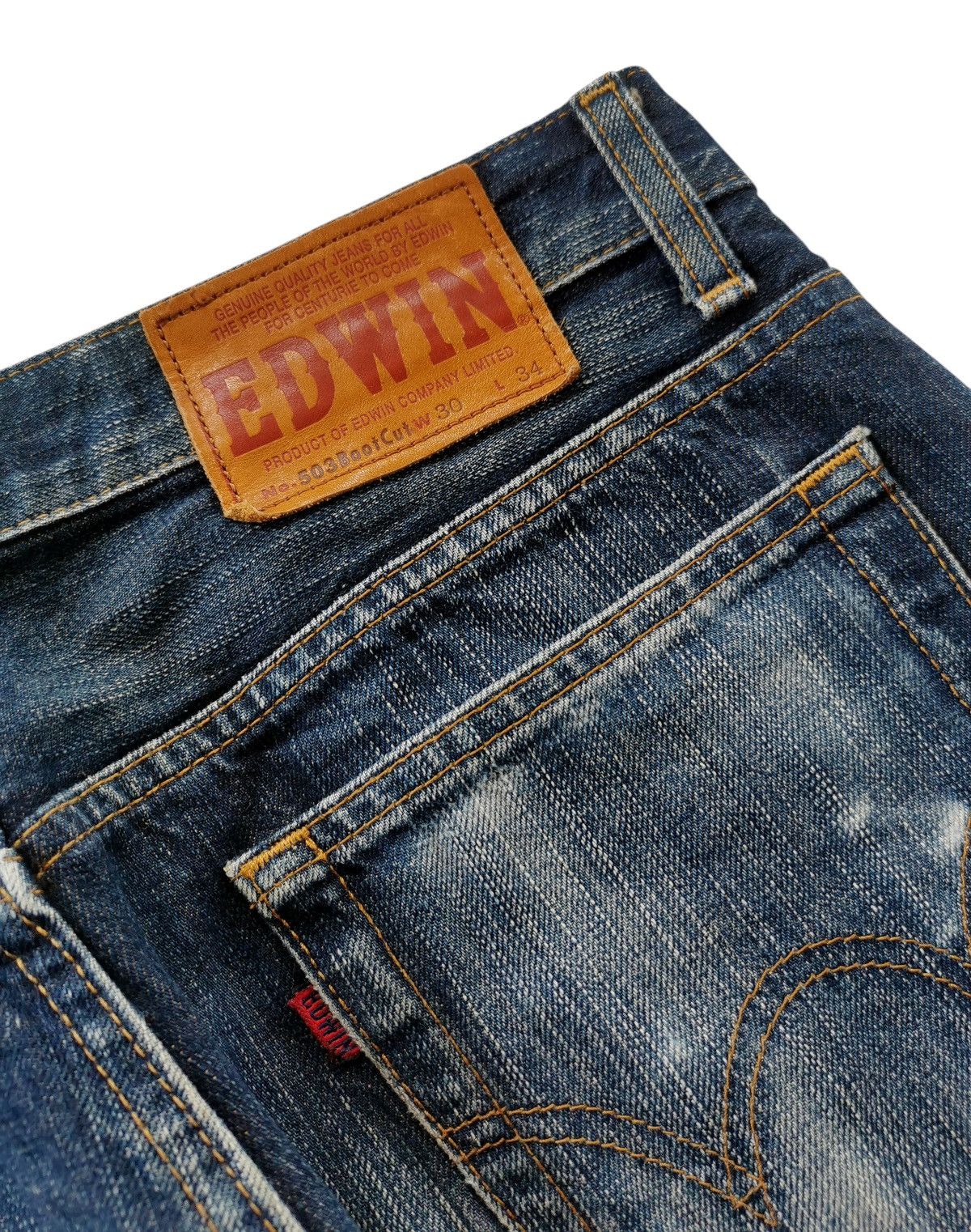 Tornado Mart Edwin 503 Rebel Boot Cut Flare Denim Jeans Size US 30 / EU 46 - 5 Thumbnail