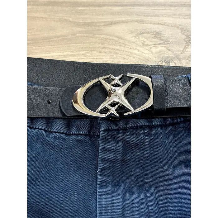 Japanese Brand Black Triple Star Belt Size 30 - 2 Thumbnail