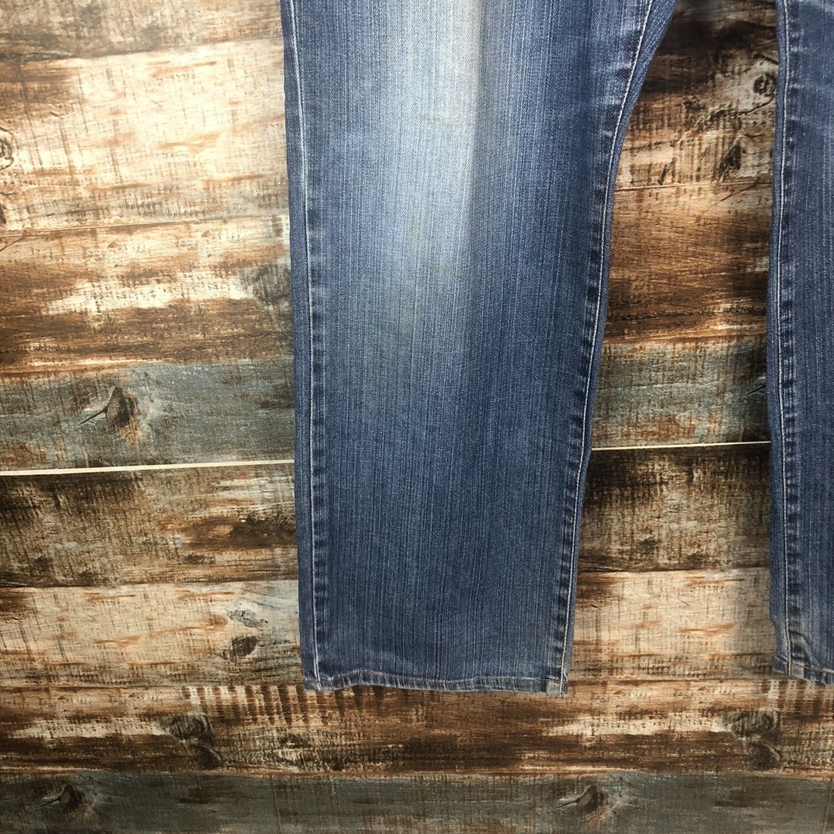 Vintage Bobson vintage Blue Denim Pants #A1393 Size US 35 - 9 Thumbnail