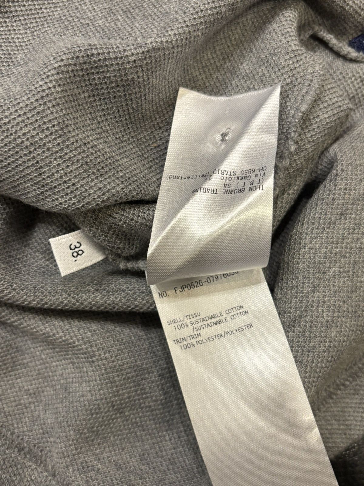 Thom Browne Thom Browne 4 Bar Polo Shirt Size US XS / EU 42 / 0 - 6 Thumbnail