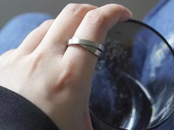 Jewelry Matsuzaka x Mei Double punk ring ( size 6-9 ) Size ONE SIZE - 1 Thumbnail