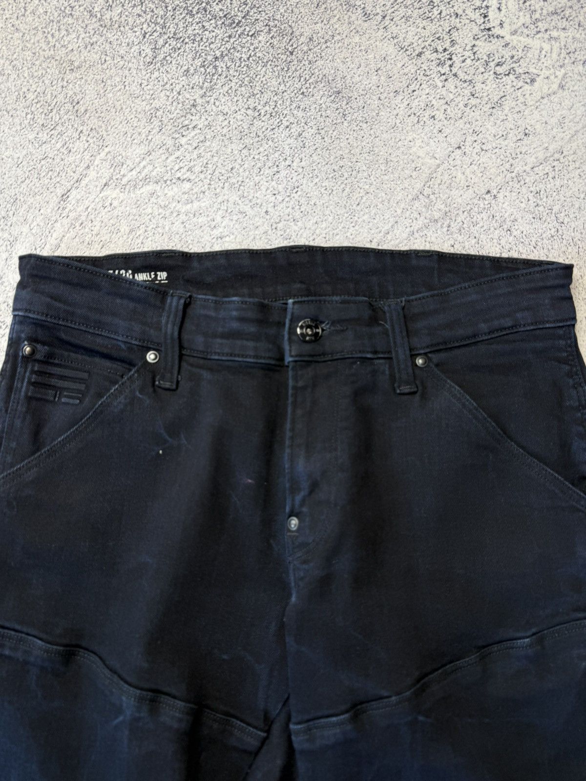 G-Star Vintage G Star Ankle Zip Pants 3D Super Slim Size US 30 / EU 46 - 3 Thumbnail