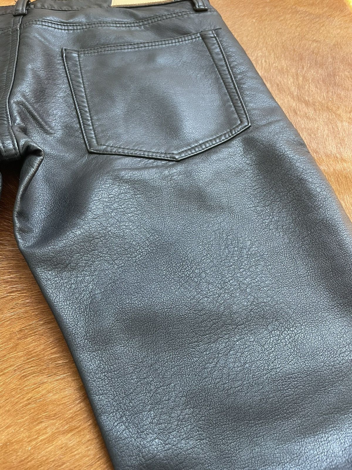 MNML Leather Pants w zippers on the buttom Size US 31 - 5 Thumbnail