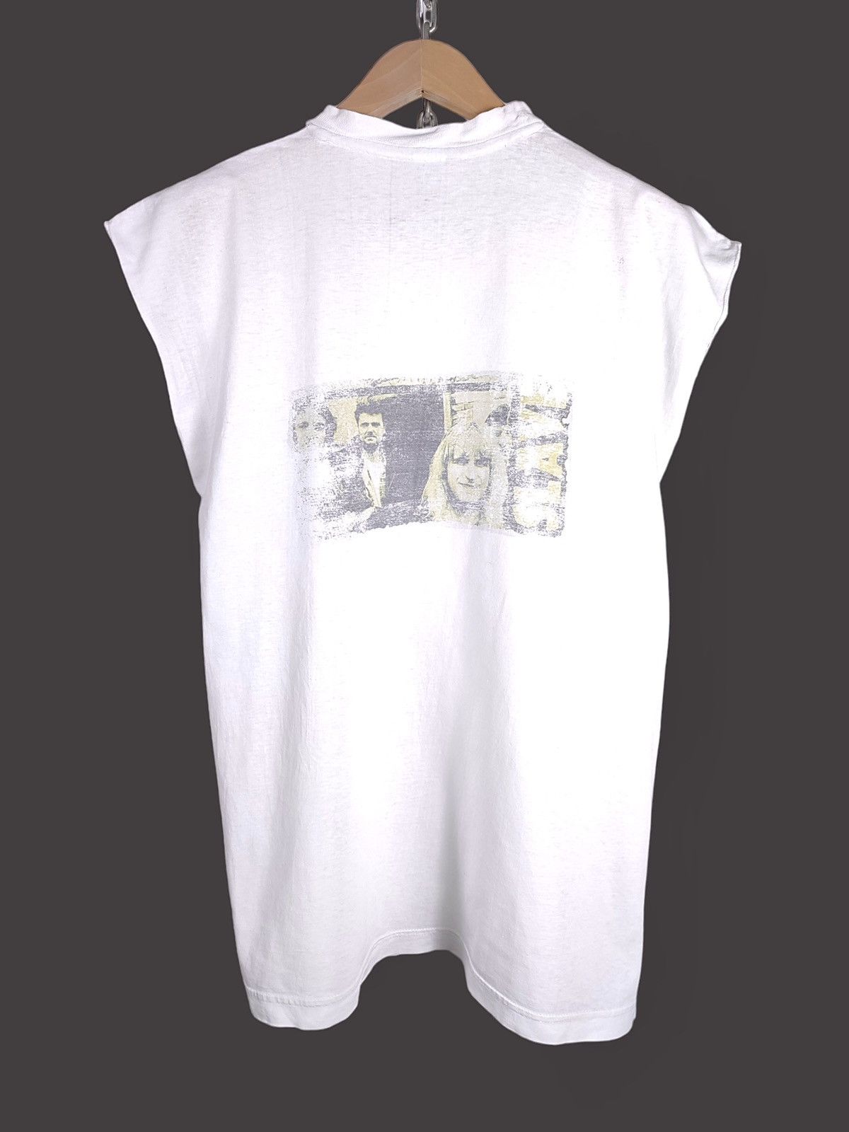 Band Tees 90s Vintage Slave Rock Band Distressed Sleeveless T-Shirt Size US L / EU 52-54 / 3 - 6 Thumbnail