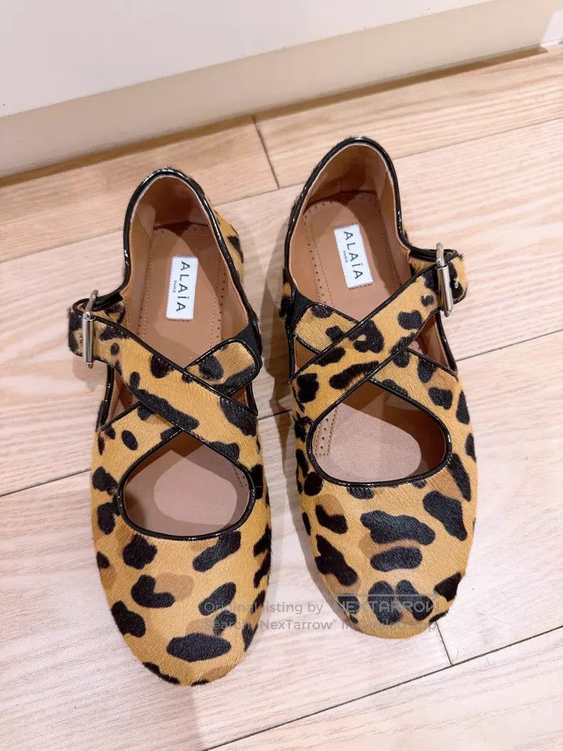 Vivienne Westwood Vivienne Westwood Leopard Print Ballet Flats Size US 7 / IT 37 - 1 Thumbnail