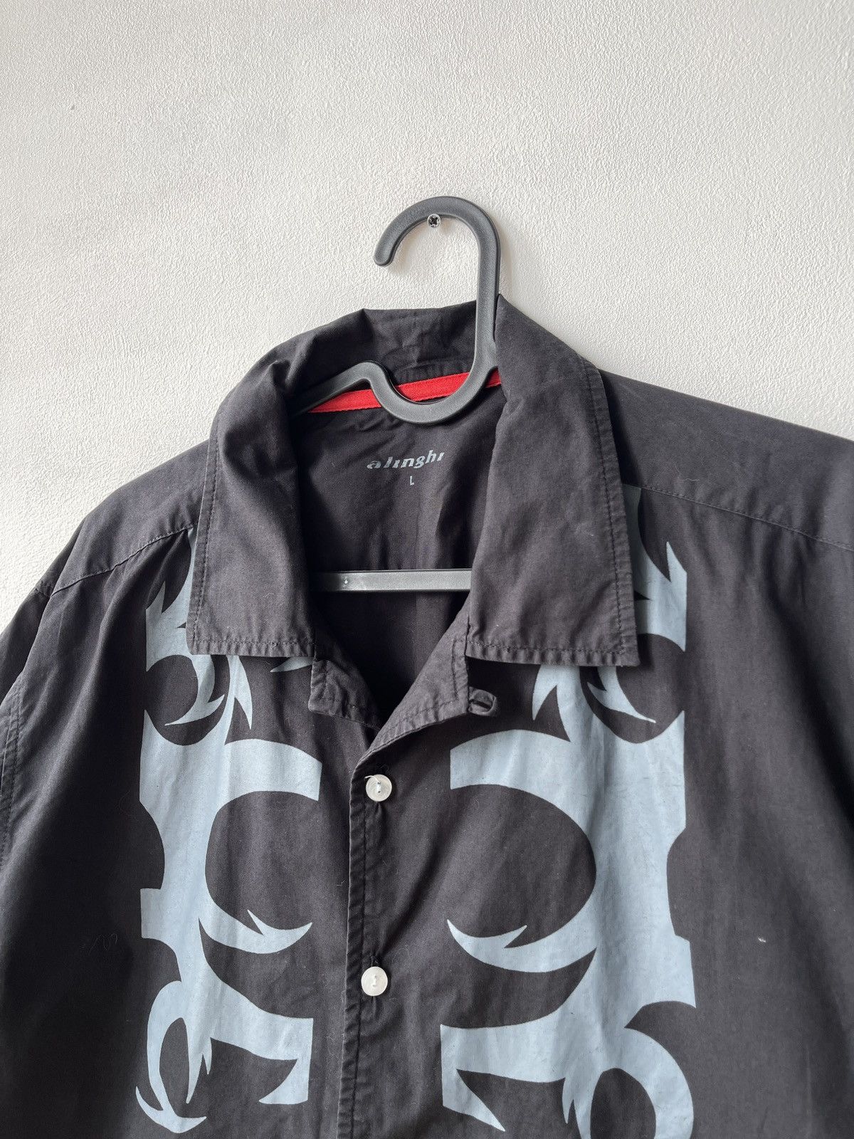 Other ALINGHI Mens Black Short Sleeve Cotton Vintage Shirt Size L Size US L / EU 52-54 / 3 - 3 Thumbnail