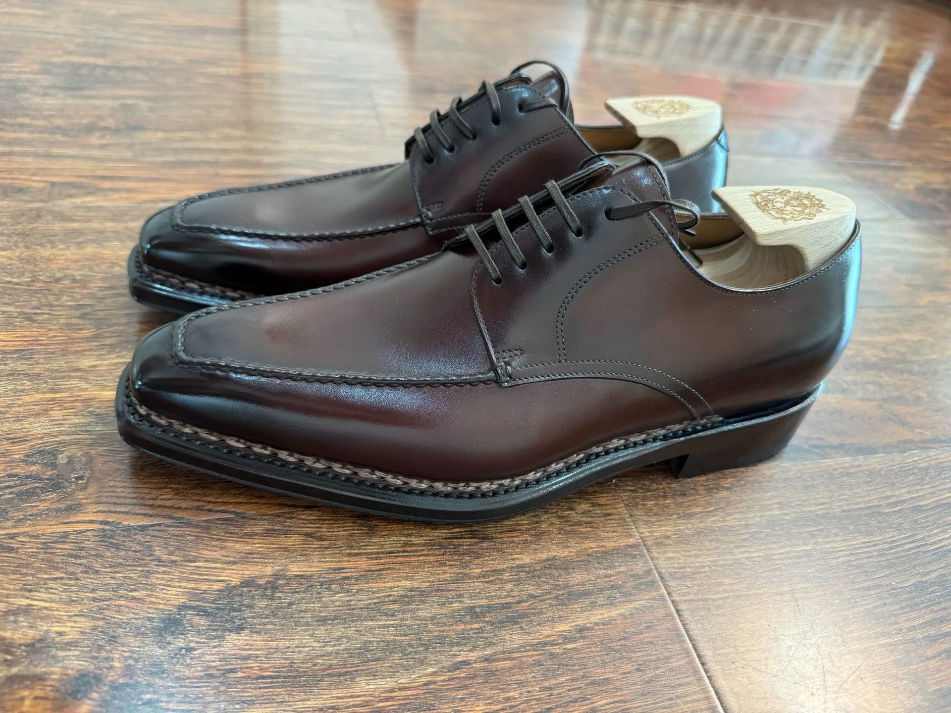 Other Paolo Scafora 5E U-T Derby HalfN UK6.5 40 Pos Brown Size US 7 / EU 40 - 5 Thumbnail