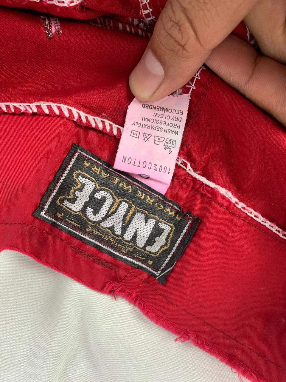 Enyce Enyce Red Tribal Combat Pants (28) Size 28" / US 6 / IT 42 - 10 Thumbnail