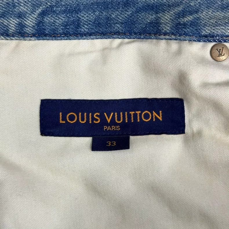 Louis Vuitton Louis Vuitton Flocked old jeans Size US 33 - 4 Thumbnail