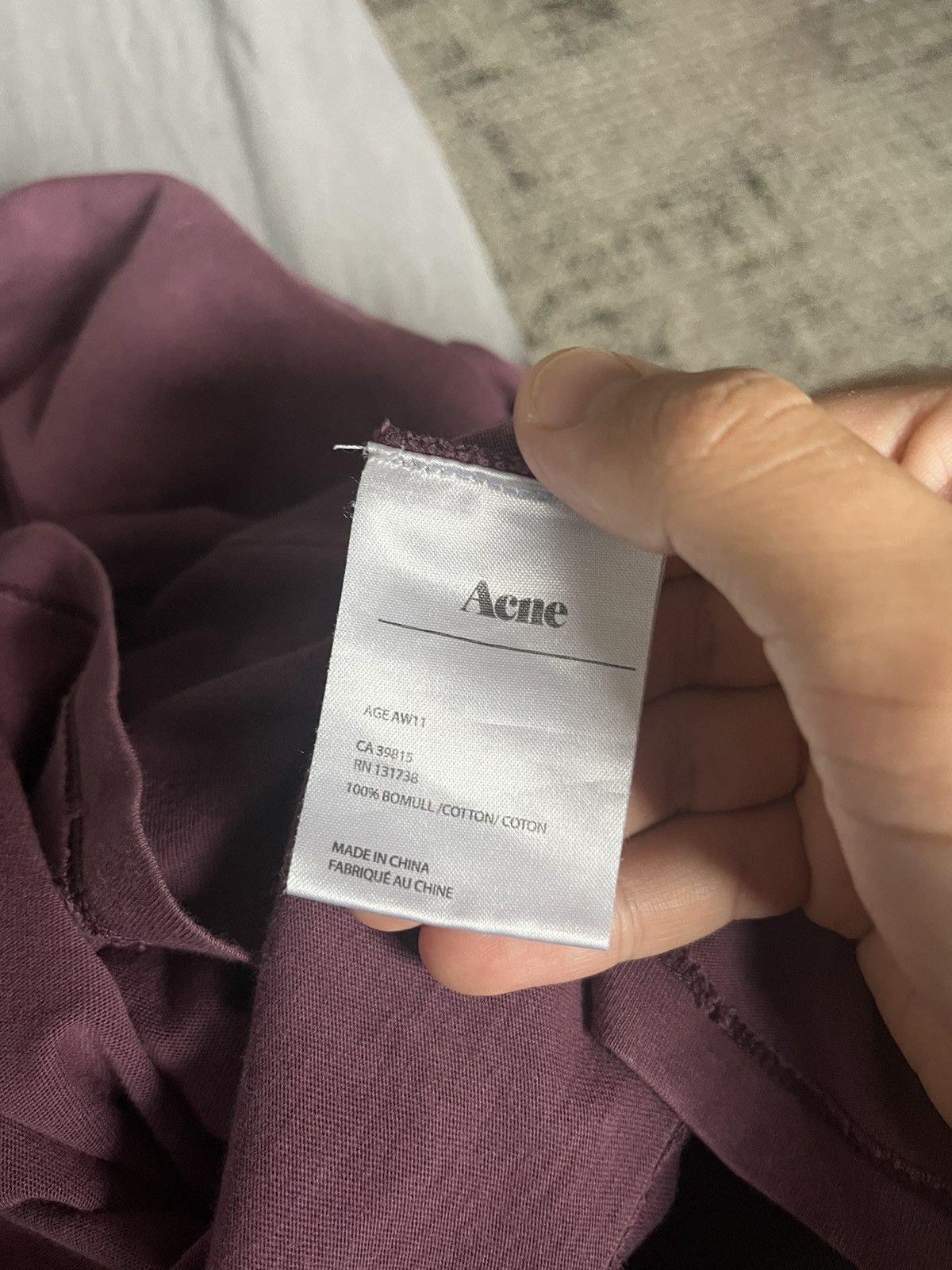 Acne Studios Acne studios AW11 Size US L / EU 52-54 / 3 - 4 Thumbnail