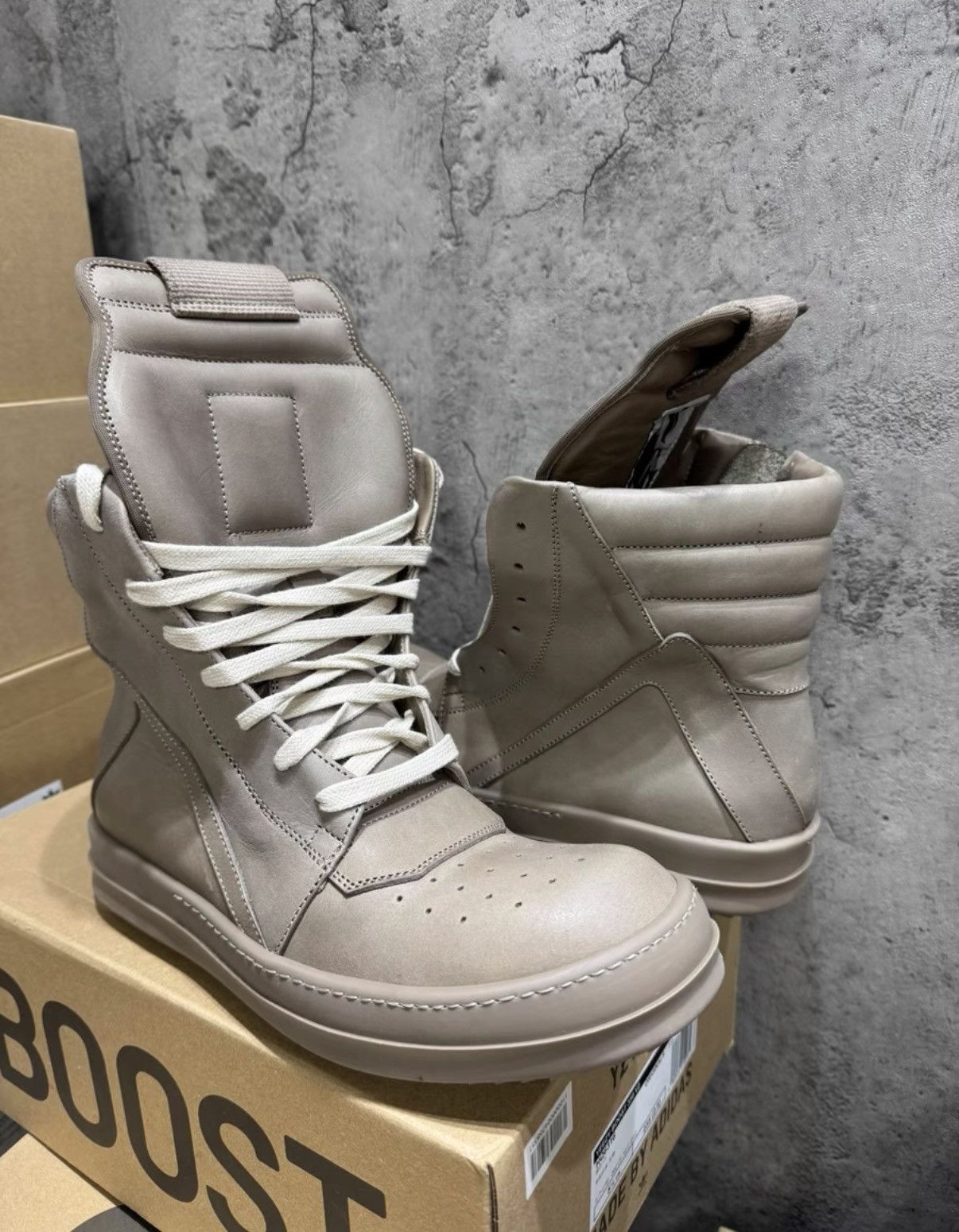 Rick Owens Rick Owens Geobasket, Inverted Triangle K37 Size US 8 / IT 38 - 2 Thumbnail