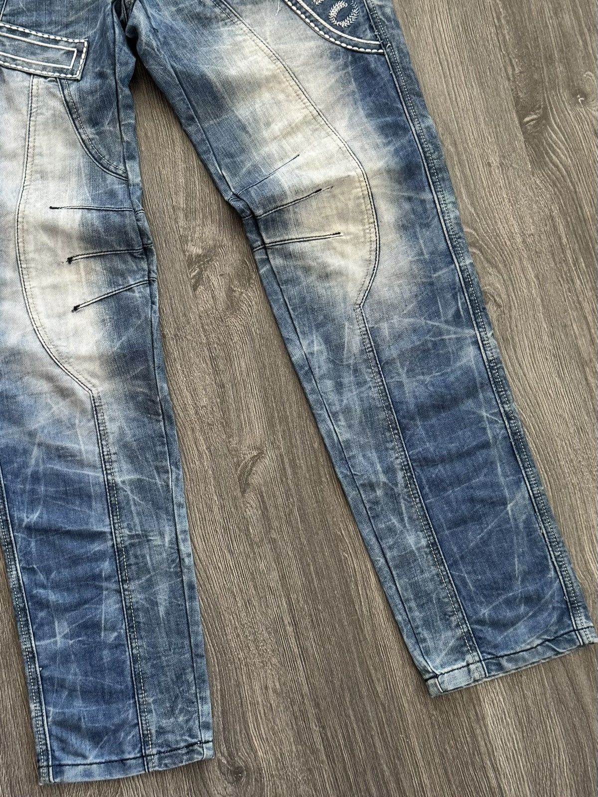 Japanese Brand Y2K Avant Garde Cosmo Lupo Vintage Jeans Size US 31 - 2 Thumbnail