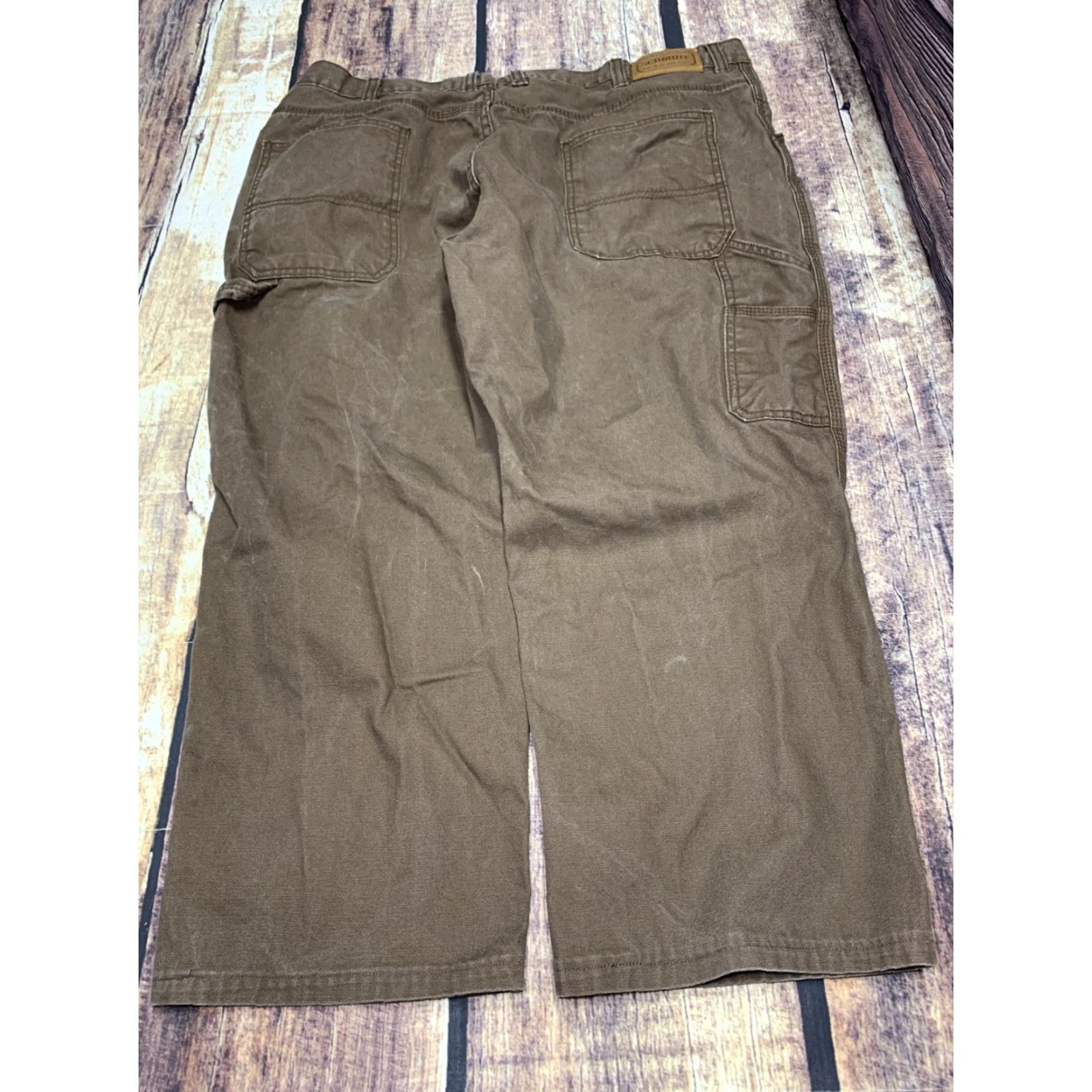 Vintage VINTAGE CE Schmidt Workwear Mens Carpenter Pants Jeans Brown 42x25 Premium Canvas Size US 42 / EU 58 - 4 Thumbnail