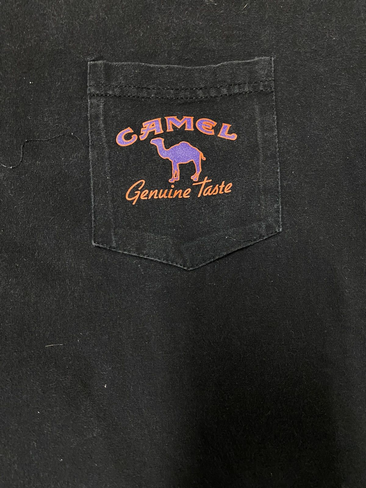 Camel Vintage 1994 Camel Genuine Taste Biker Made in USA T Shirt Size US XL / EU 56 / 4 - 3 Thumbnail