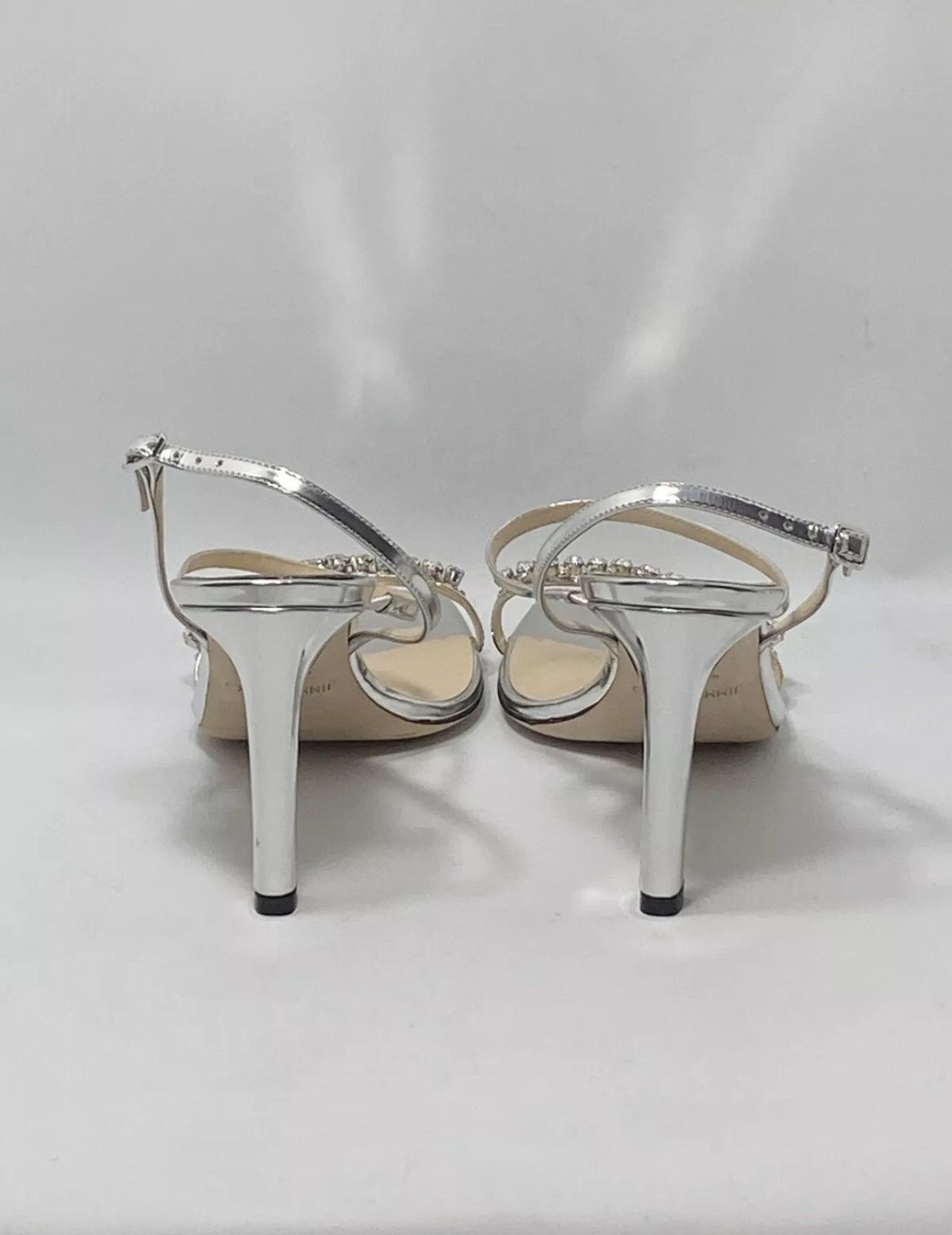 Jimmy Choo Jimmy Choo Meira Embellished Patent Leather Sandals size 39 Size US 9 / IT 39 - 7 Thumbnail