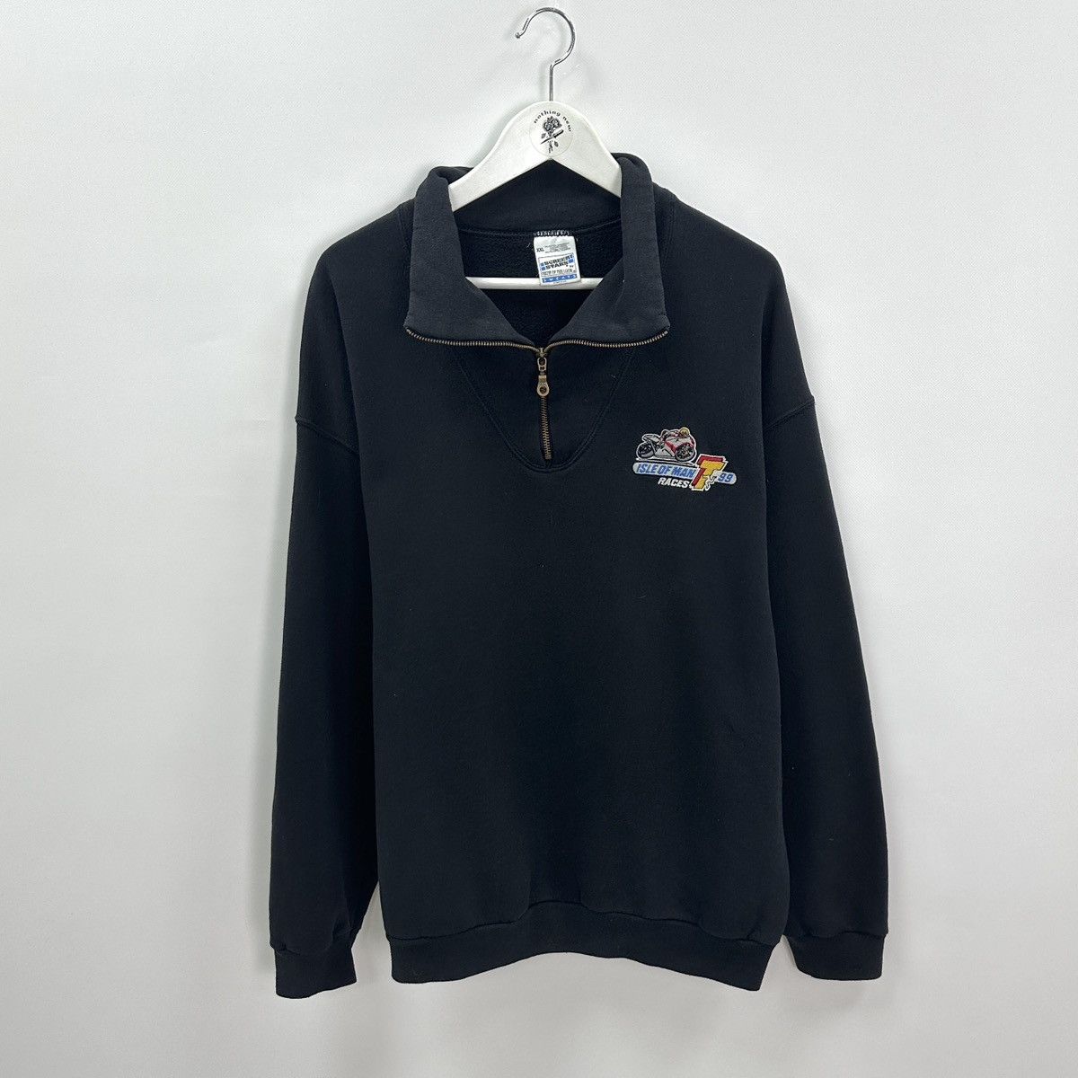 Vintage Vintage 90s Racing Isle of Man races 1999 zip up sweatshirt Size US XXL / EU 58 / 5 - 1 Thumbnail