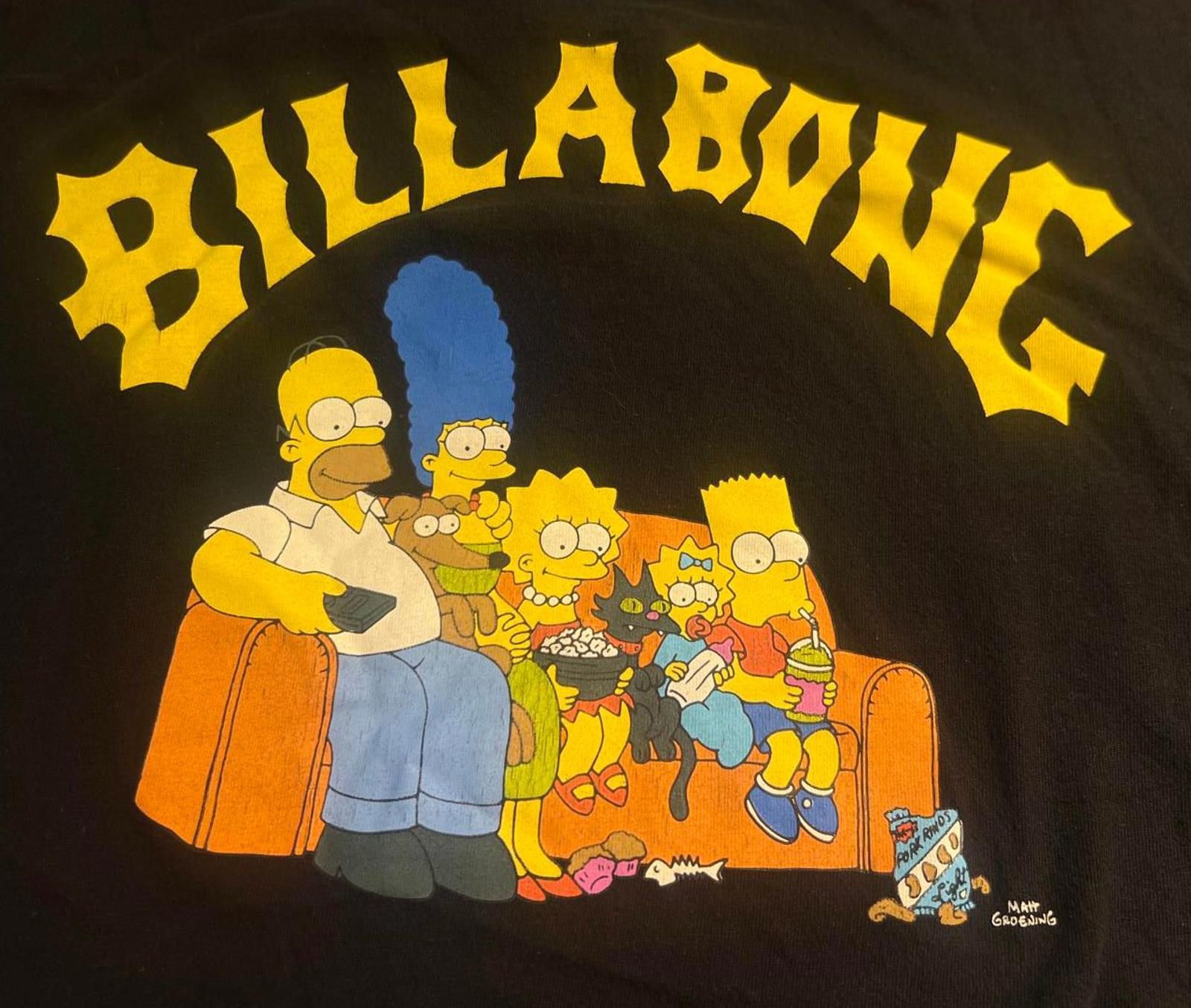 The Simpsons Billabong x The Simpsons Couch Collab Tee Size US M / EU 48-50 / 2 - 4 Thumbnail